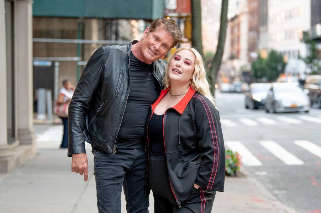 David Hasselhoff and his daughter Hayley Hasselhoff, pictured at the Marina Rinaldi Boutique in New York City in 2019.  |  Photo: Getty Images