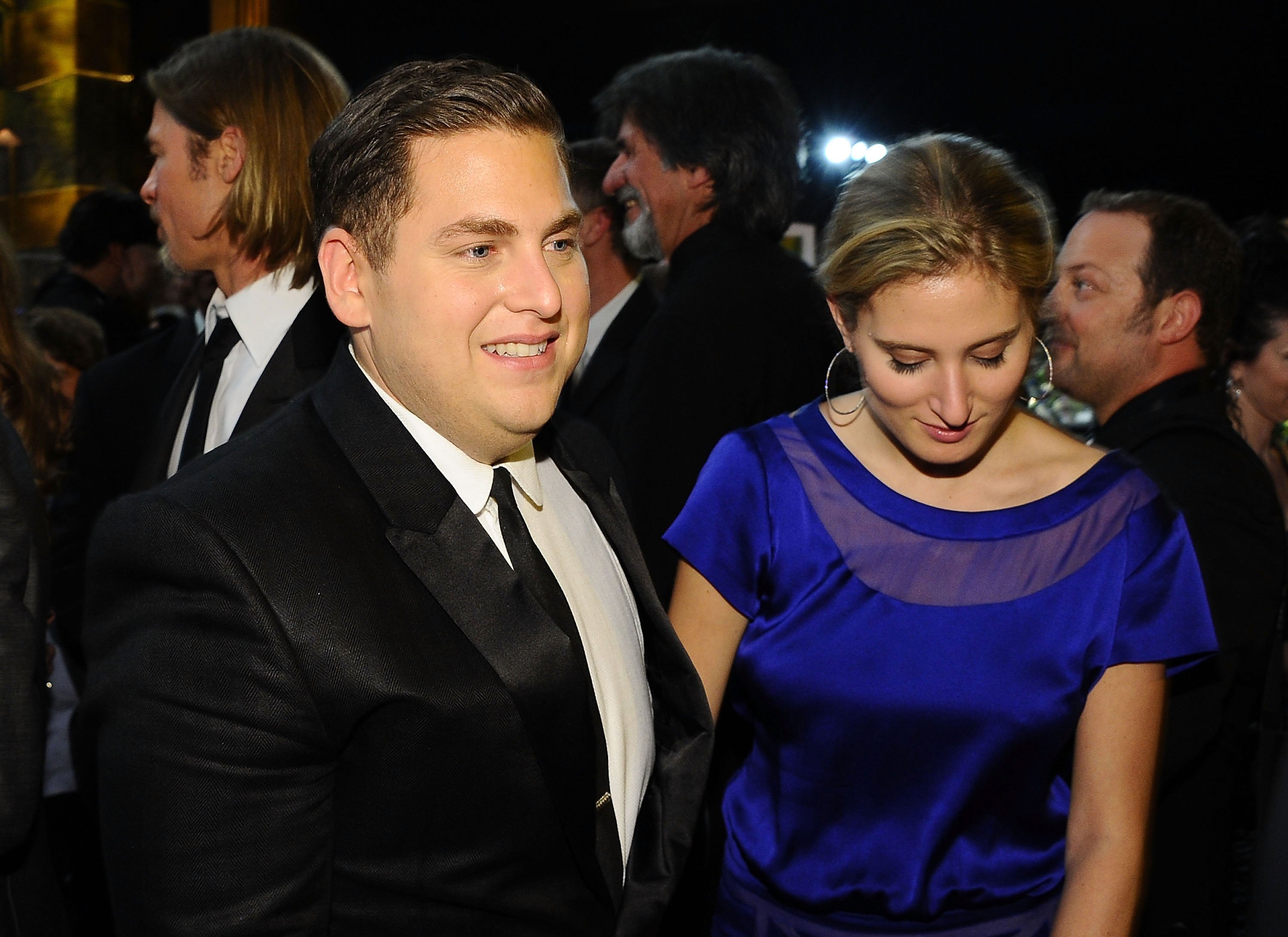 Jonah Hill and Ali Hoffman at the 18th Annual Screen Actors Guild Awards hosted at The Shrine Auditorium in Los Angeles, California, on January 29, 2012. | Source: Getty Images