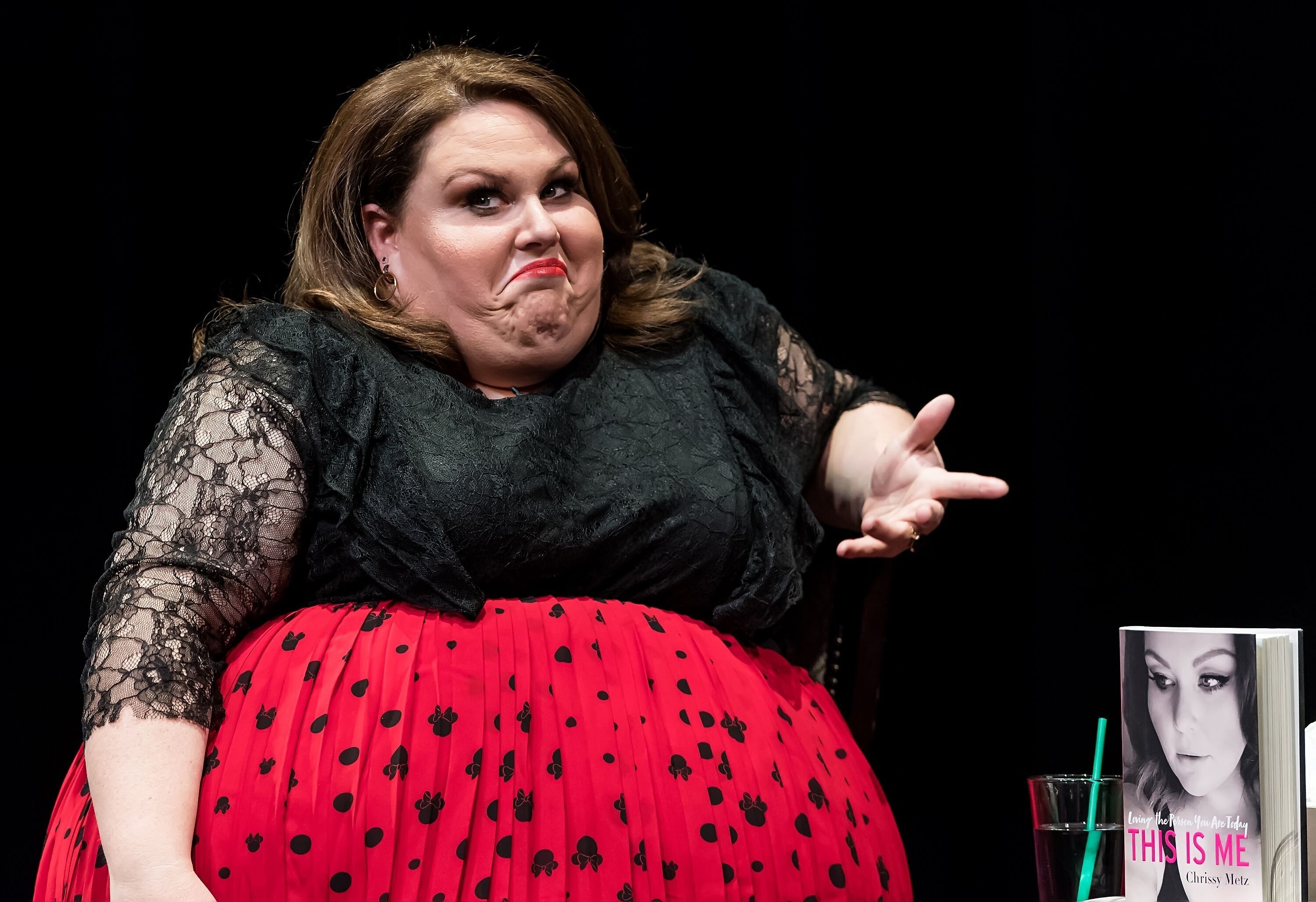 Chrissy Metz attends "This Is Me" book tour. | Source: Getty Images