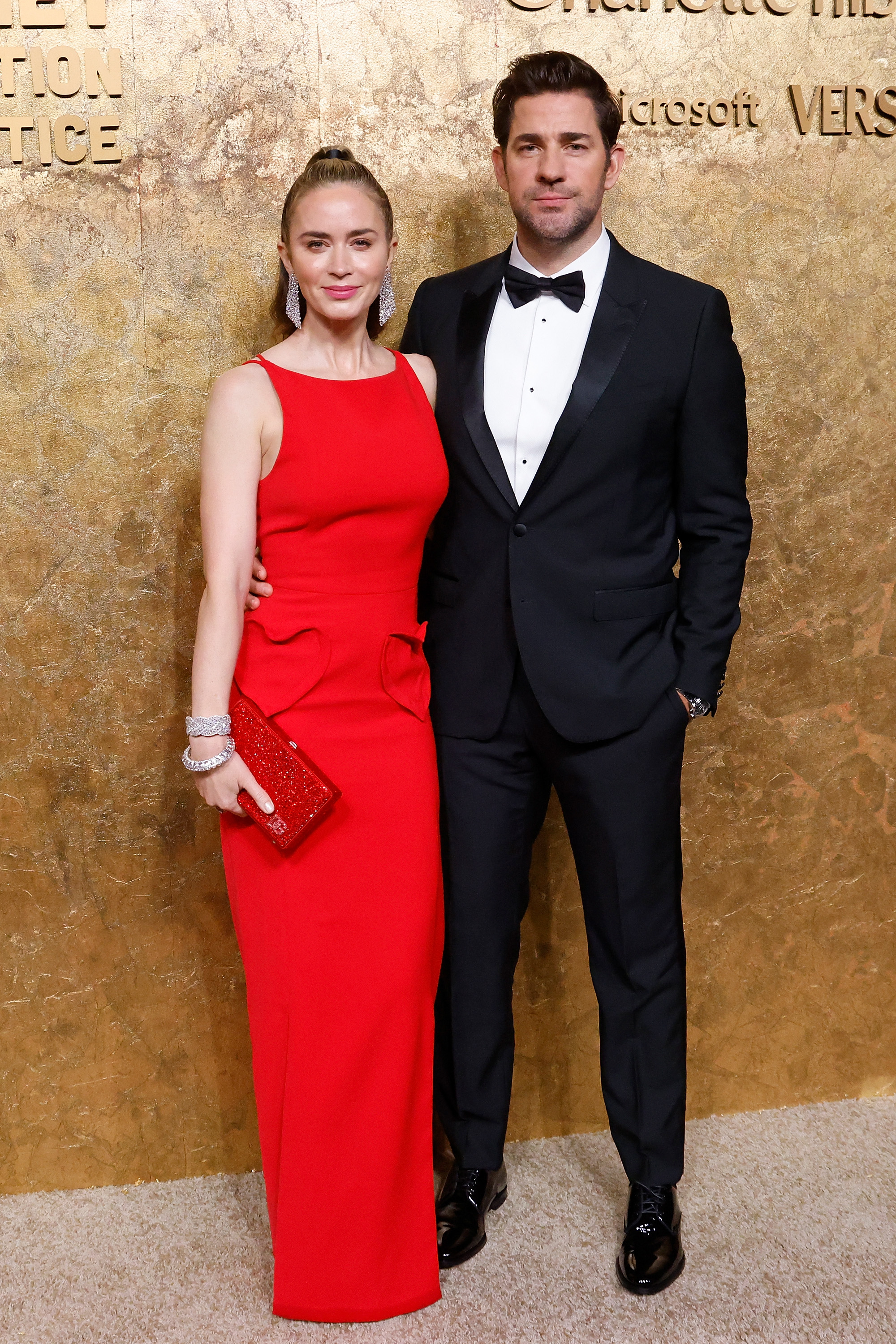 Emily Blunt and John Krasinski attend the Clooney Foundation for Justice's Albie Awards at New York Public Library in New York City, on September 28, 2023. | Source: Getty Images