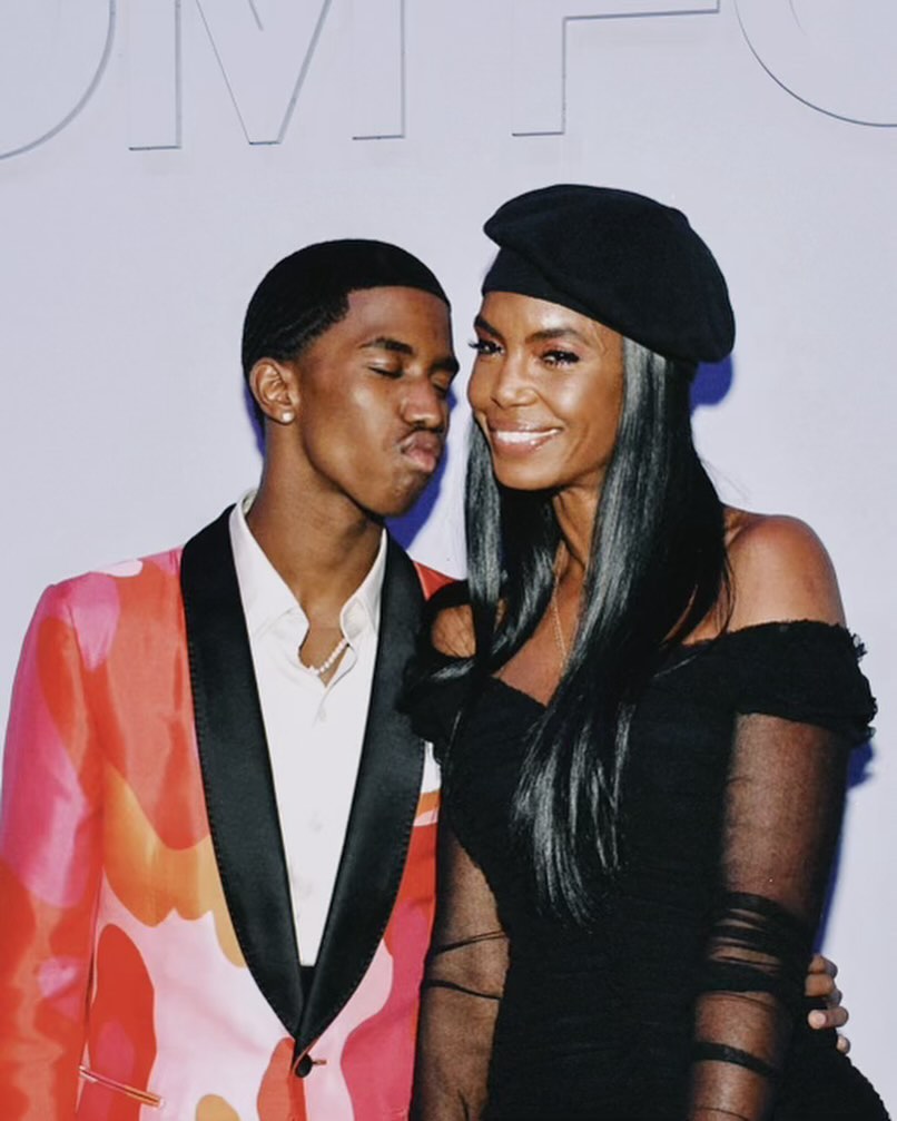 Christian Combs and Kim Porter posing for a photo, dated November 2023 | Source: Instagram/kingcombs