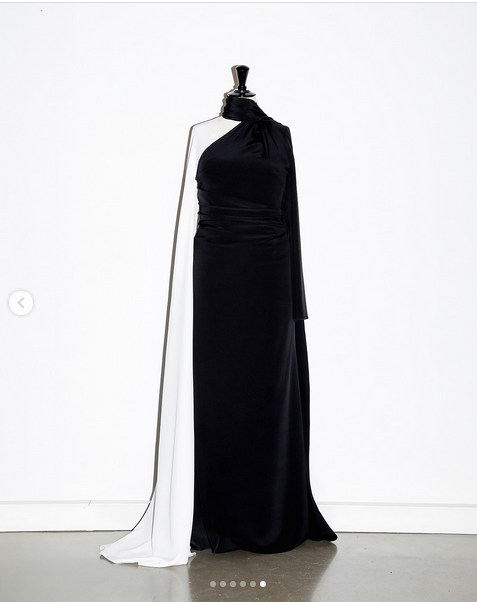 Kamala Harris's dress, from a post dated May 6, 2025 | Source: Instagram/off____white
