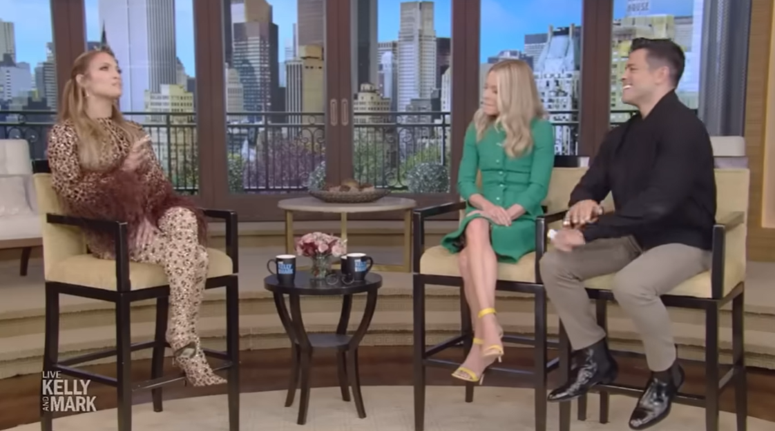 Jennifer Lopez's interview on "Live with Kelly and Mark," posted on May 5, 2023 | Source: YouTube/LiveKellyandMark