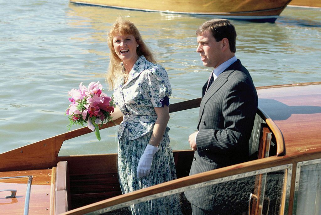 Le prince Andrew et Sarah Ferguson à Venise | Getty Images Le prince Andrew et Sarah Ferguson à Venise | Getty Images