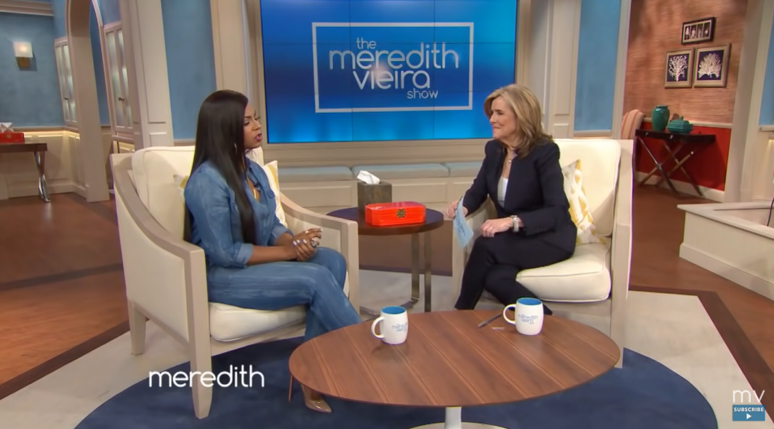 A screenshot of Ashanti speaking to host Meredith Vieira following her breakup with Nelly. | Source: YouTube/MeredithVieiraShow