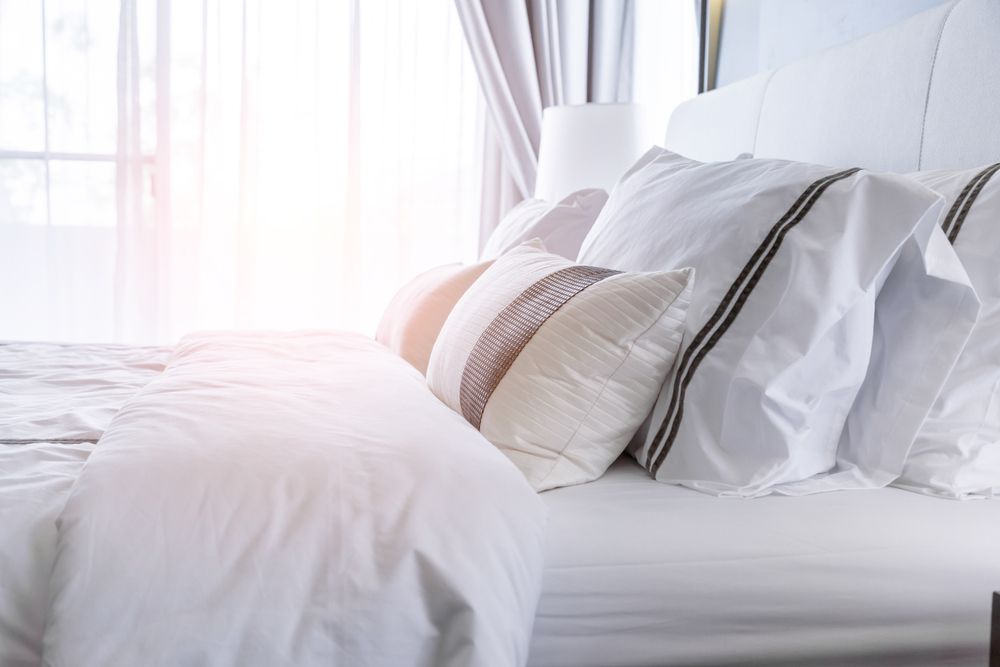 White bedsheets. | Source: Shutterstock