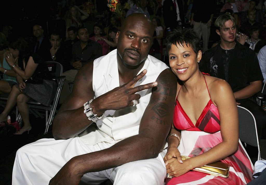 Shaquille O'Neal and wife Shaunie O'Neal at the 2004 MTV Video Music Awards at the American Airlines Arena, on August 29, 2004. | Photo: Getty Images