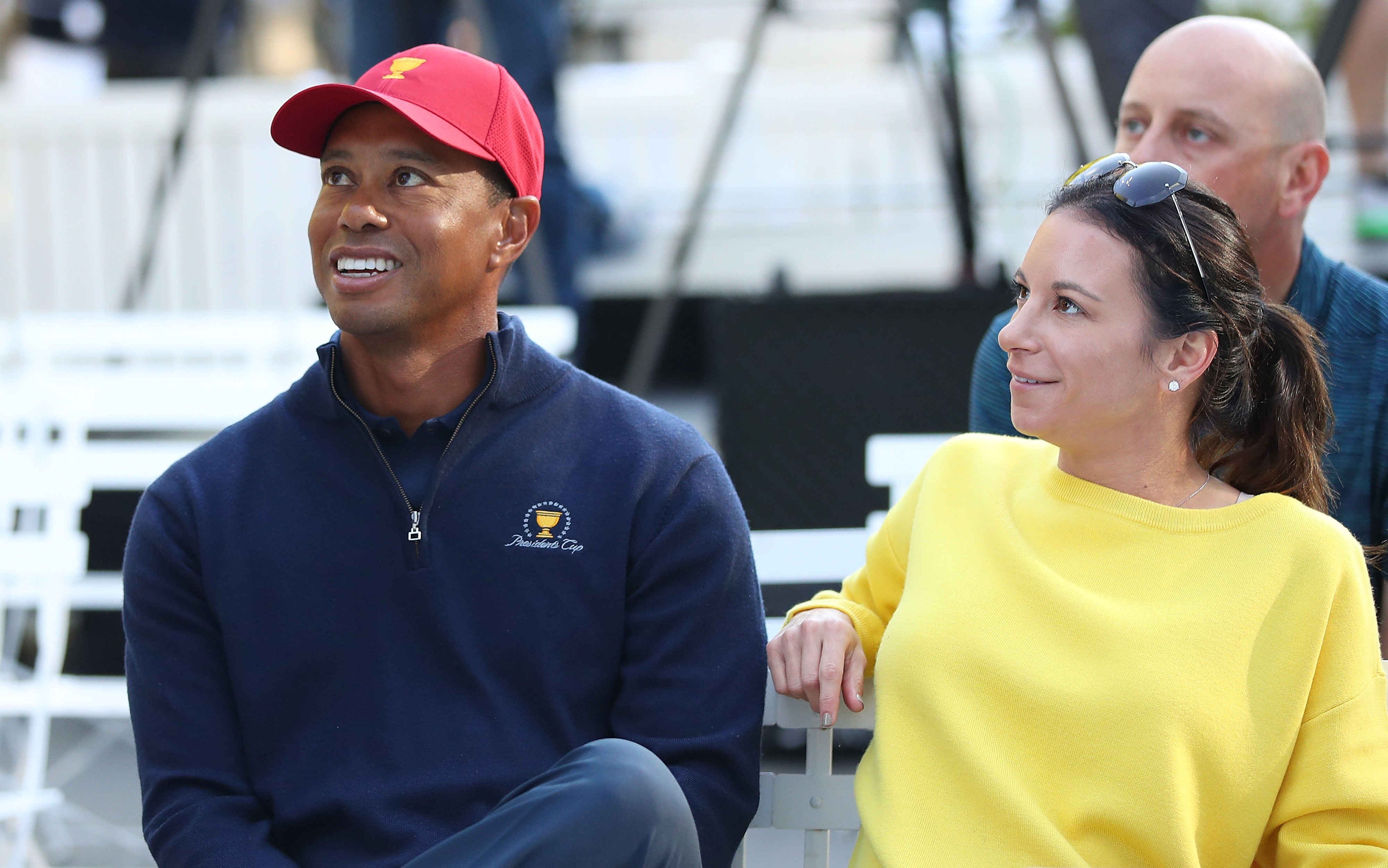 Tiger Woods and his girlfriend Erica Herman during the  Presidents Cup. December 5, 2018 in Melbourne, Australia. | Photo: GettyImages