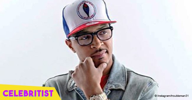 T.I. melts hearts with picture of daughter Heiress pretending to work at his office