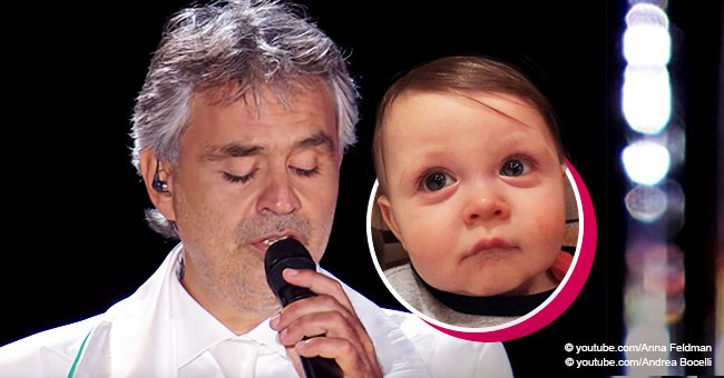 Toddler Couldn't Hide Feelings after Hearing a Magical Performance by Andrea Bocelli