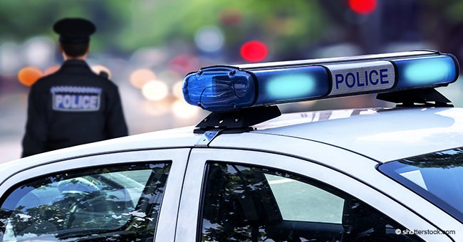 Ein Polizist hielt einen Mann wegen zu schnellen Fahrens an