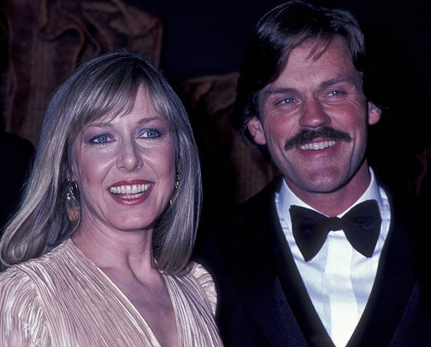 Karen Grassle and John Beck attend the party for 33rd Annual Primetime Emmy Awards on September 12, 1981 at the Bonaventure Hotel in Los Angeles, California | Source: Getty Images