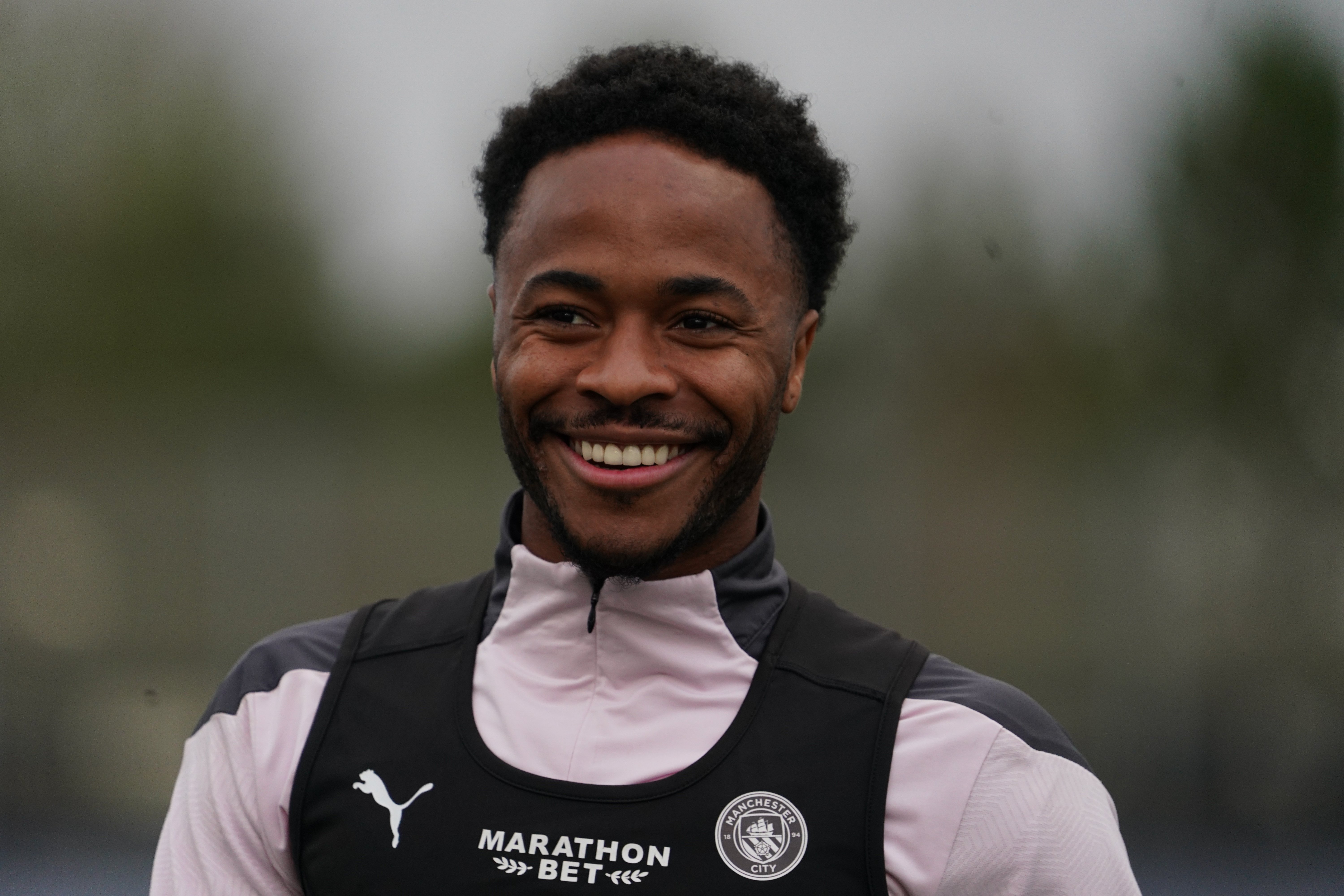 Raheem Sterling on November 02, 2020 in Manchester, England | Source: Getty Images 