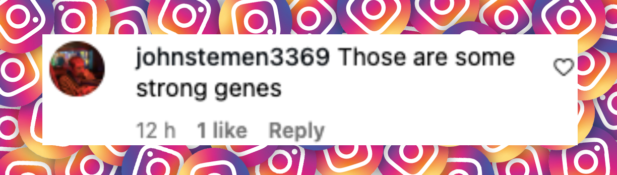 Fan comment about John "Jack" Edward Thomas Moynahan, posted on August 28, 2025. | Source: Instagram/bridgetmoynahan