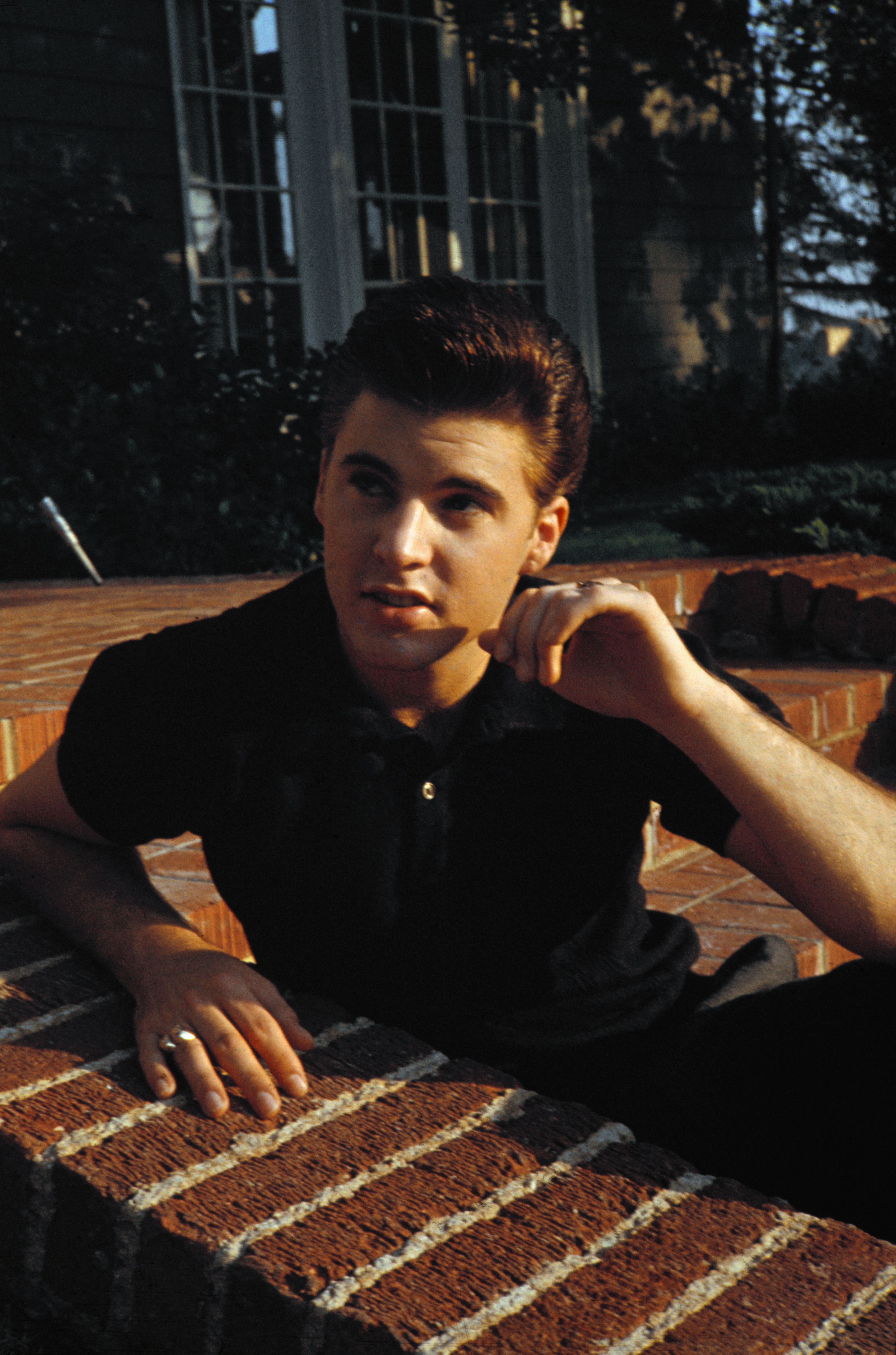 Ricky Nelson pictured outdoors on January 1, 1950. | Source: Getty Images