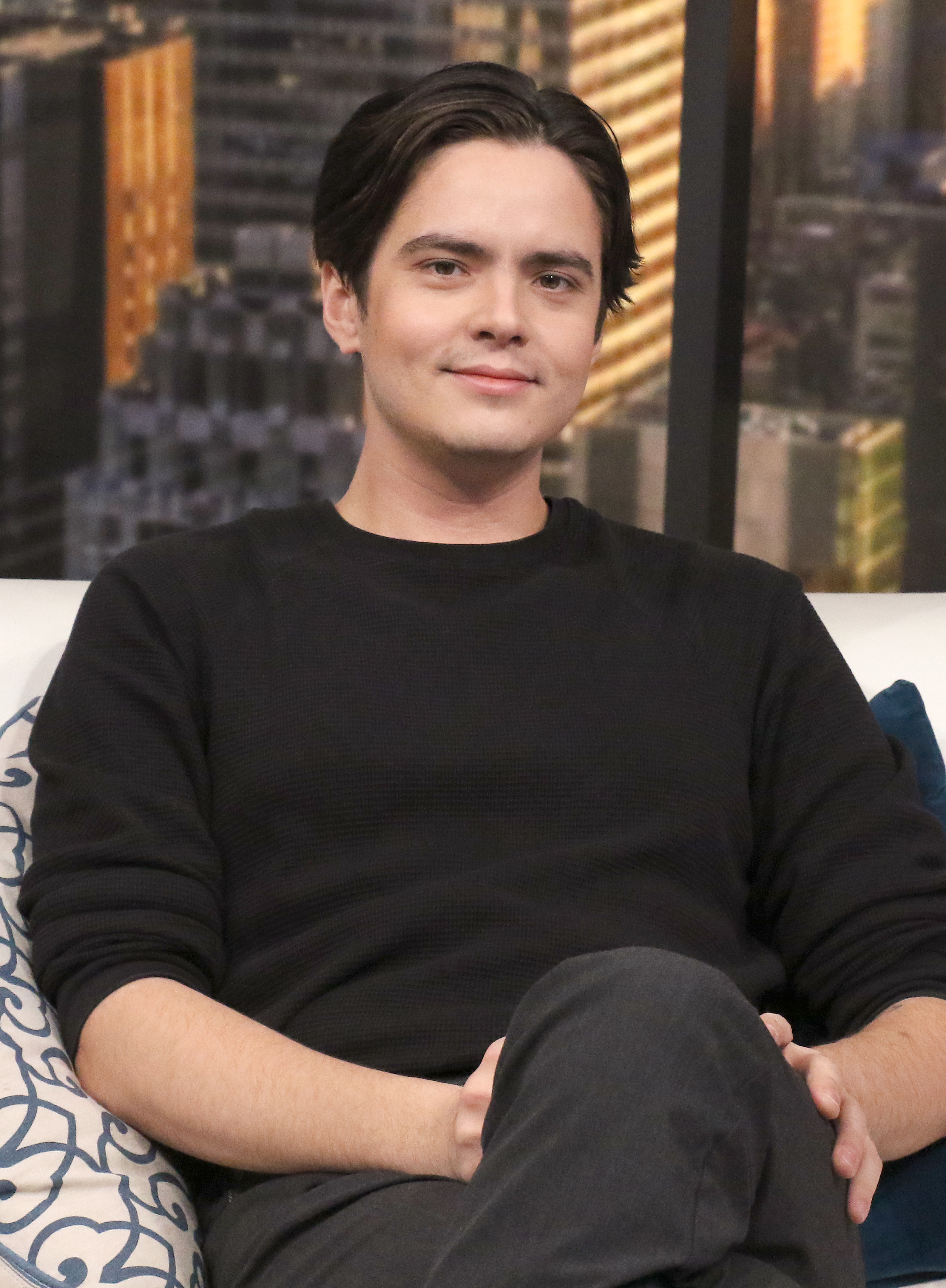 Susan Sarandon's son, Miles Robbins, at People Now on December 6, 2019, in New York. | Source: Getty Images