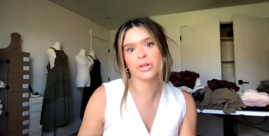 Taylor Frankie Paul on an interview with Extra on September 5, 2024 | Source: YouTube/extratv