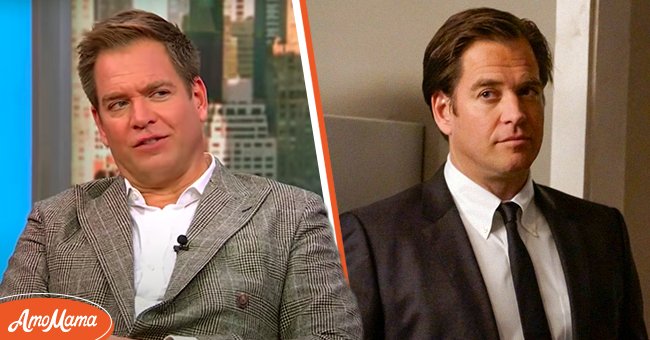 Michael Weatherly during a 2018 interview with People [Left] Weatherly as Tony DiNozzo on "NCIS" in season 13 [Right] | Photo: YouTube/People & Getty Images
