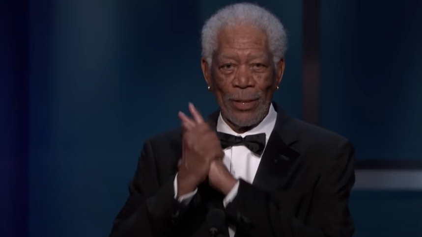 Morgan Freeman honoring Denzel Washington for his AFI Life Achievement Award | Source: Youtube.com/TNT
