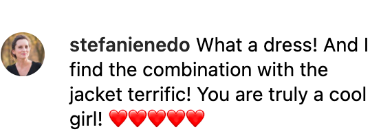 A fan's comment on Jane Seymour's Instagram post. | Source: Instagram.com/janeseymour
