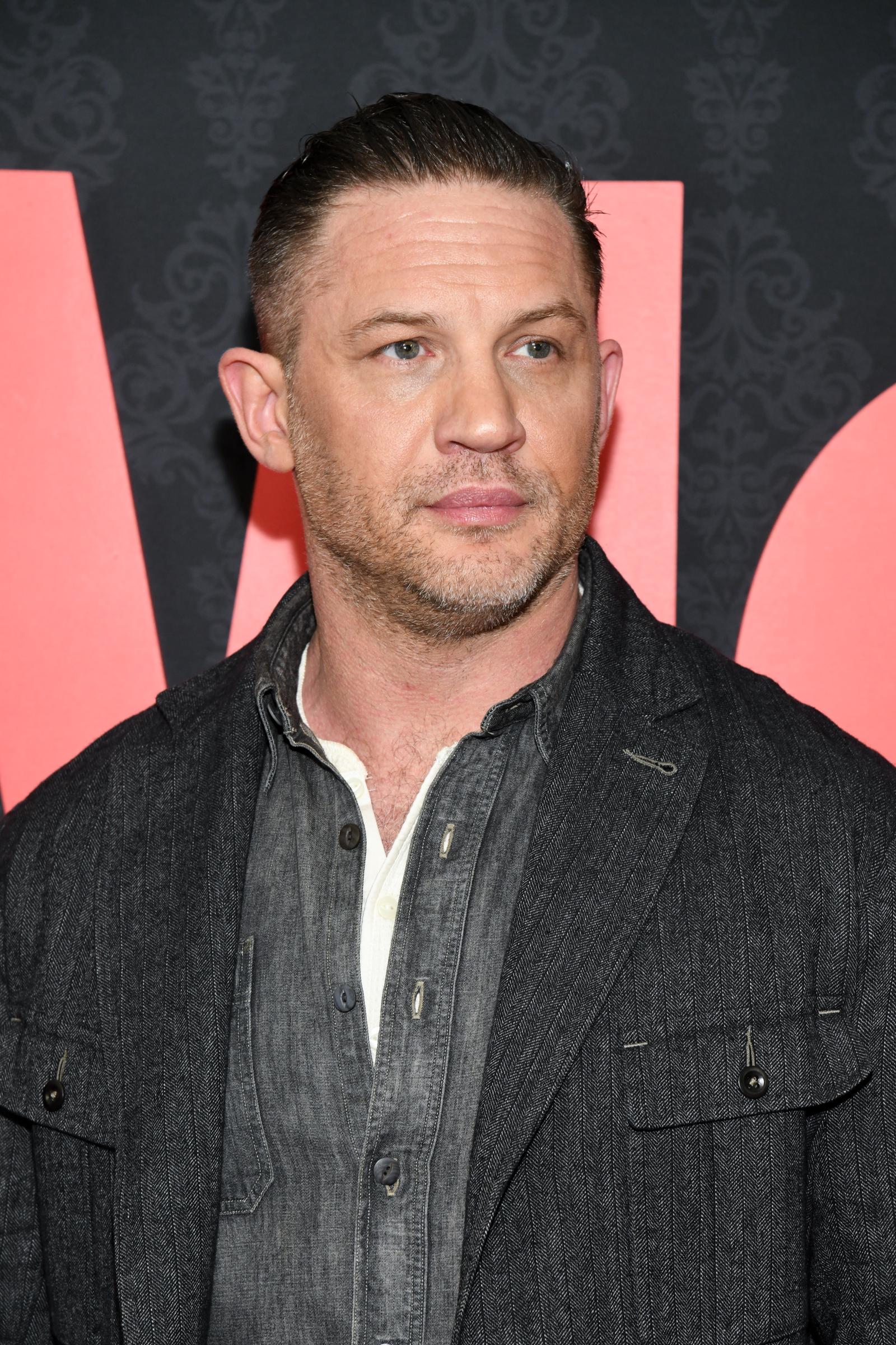 Tom Hardy at the Paramount+ "MobLand" New York Premiere at SVA Theatre on March 31, 2025 in New York, New York | Source: Getty Images
