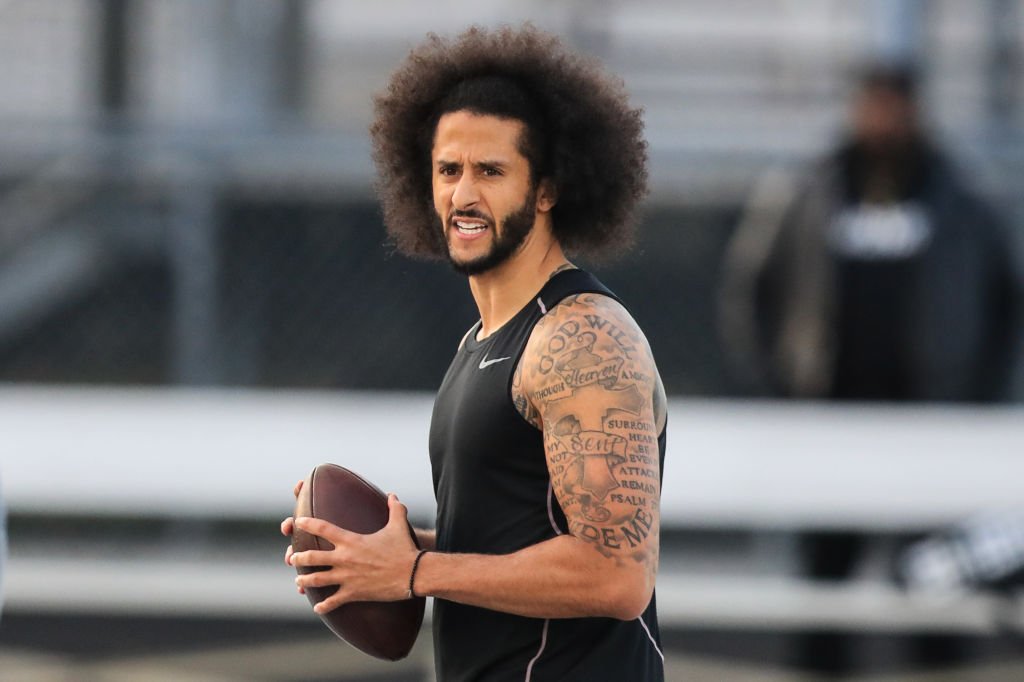 Colin Kaepernick during his first NFL tryout since bowing out of the league in 2017 on November 16, 2019. | Photo: Getty Images 