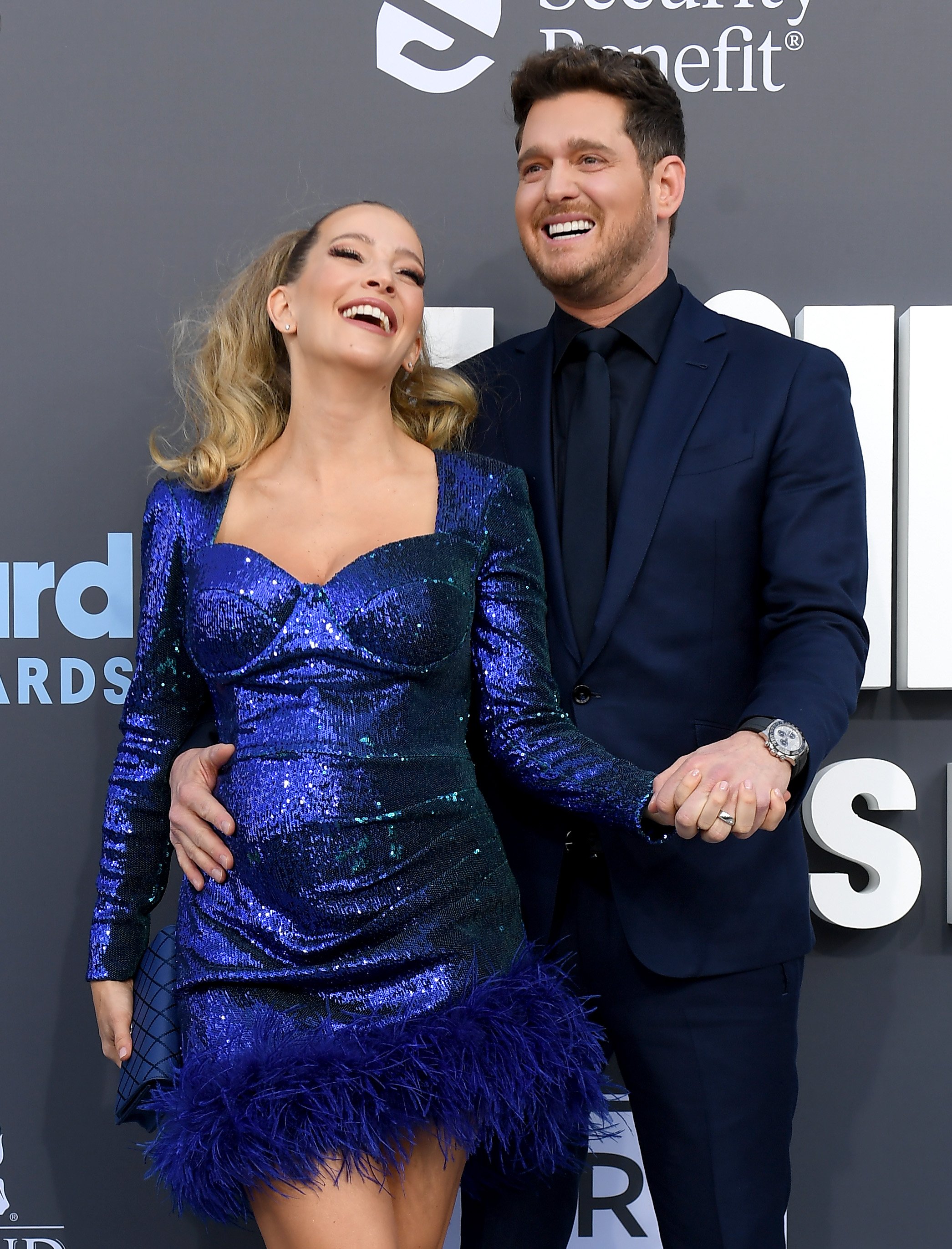 Luisana Lopilato and Michael Bublé attend the 2022 Billboard Music Awards at MGM Grand Garden Arena on May 15, 2022 in Las Vegas, Nevada | Source: Getty Images