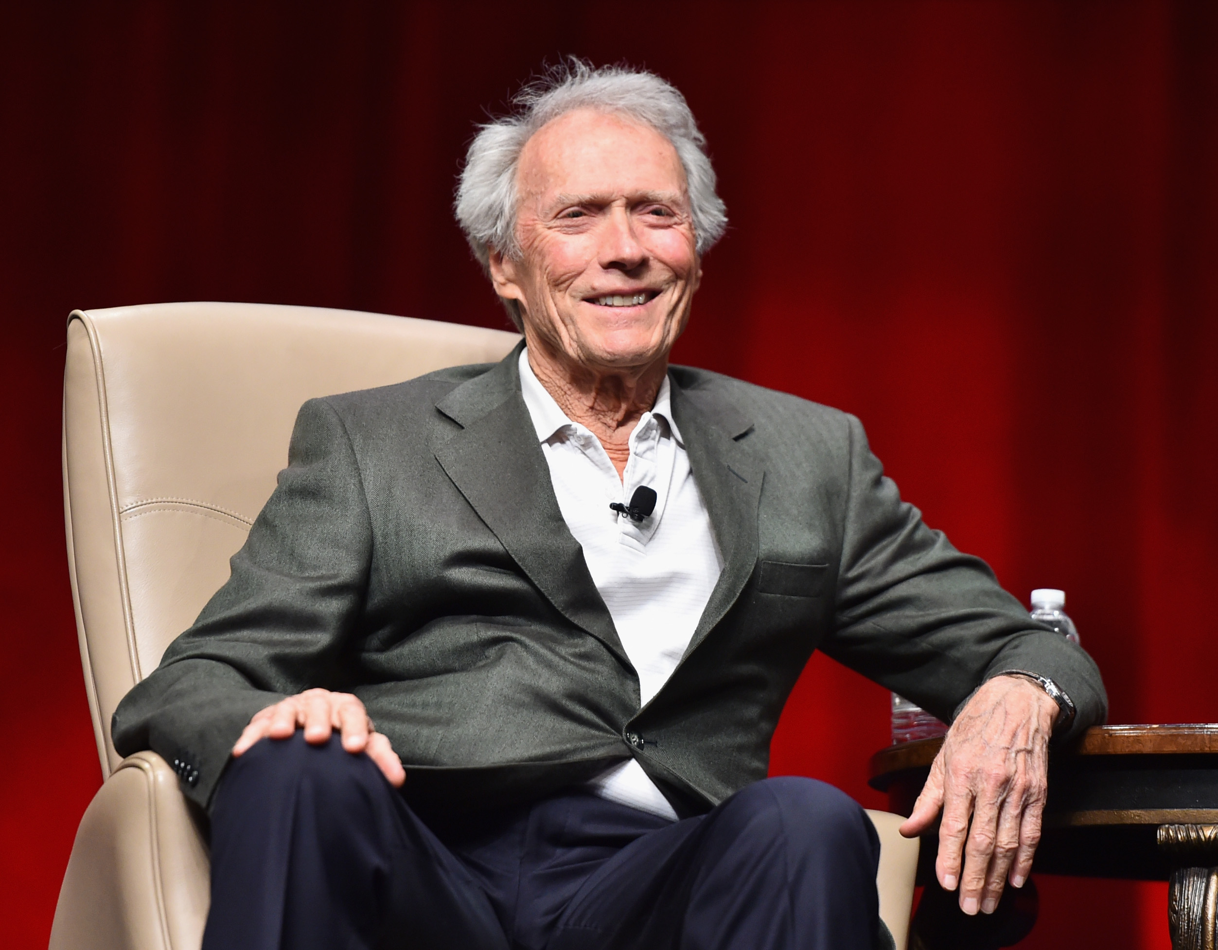 Clint Eastwood speaks during CinemaCon in Las Vegas, Nevada on April 22, 2015 | Source: Getty Images