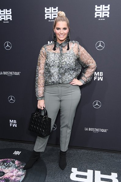 Angelina Kirsch, Riani - Arrivals - Berlin Fashion Week Autumn/Winter 2019 | Quelle: Getty Images Angelina Kirsch, Riani - Arrivals - Berlin Fashion Week Autumn/Winter 2019 | Quelle: Getty Images