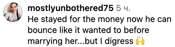 A screenshot of a comment talking about Sam Asghari's transformation story posted on August 18, 2023 | Source: Instagram/dailymail