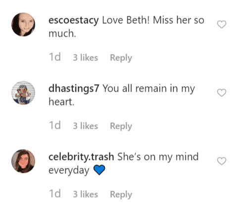 Fan comments on Lyssa Chapman's post | Instagram: @mslyssac
