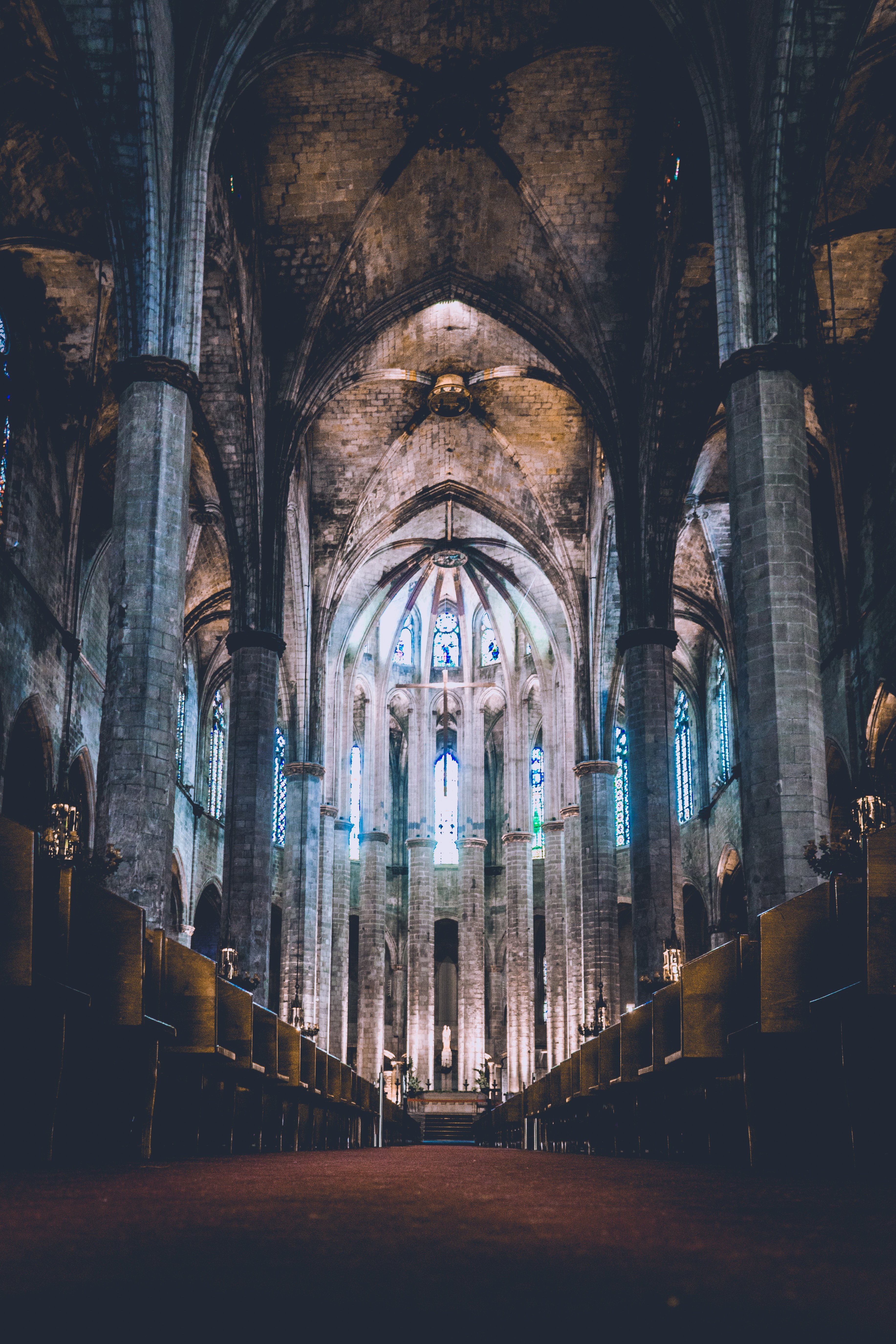 An angled view of an old church ceiling | Source: Unsplash.com