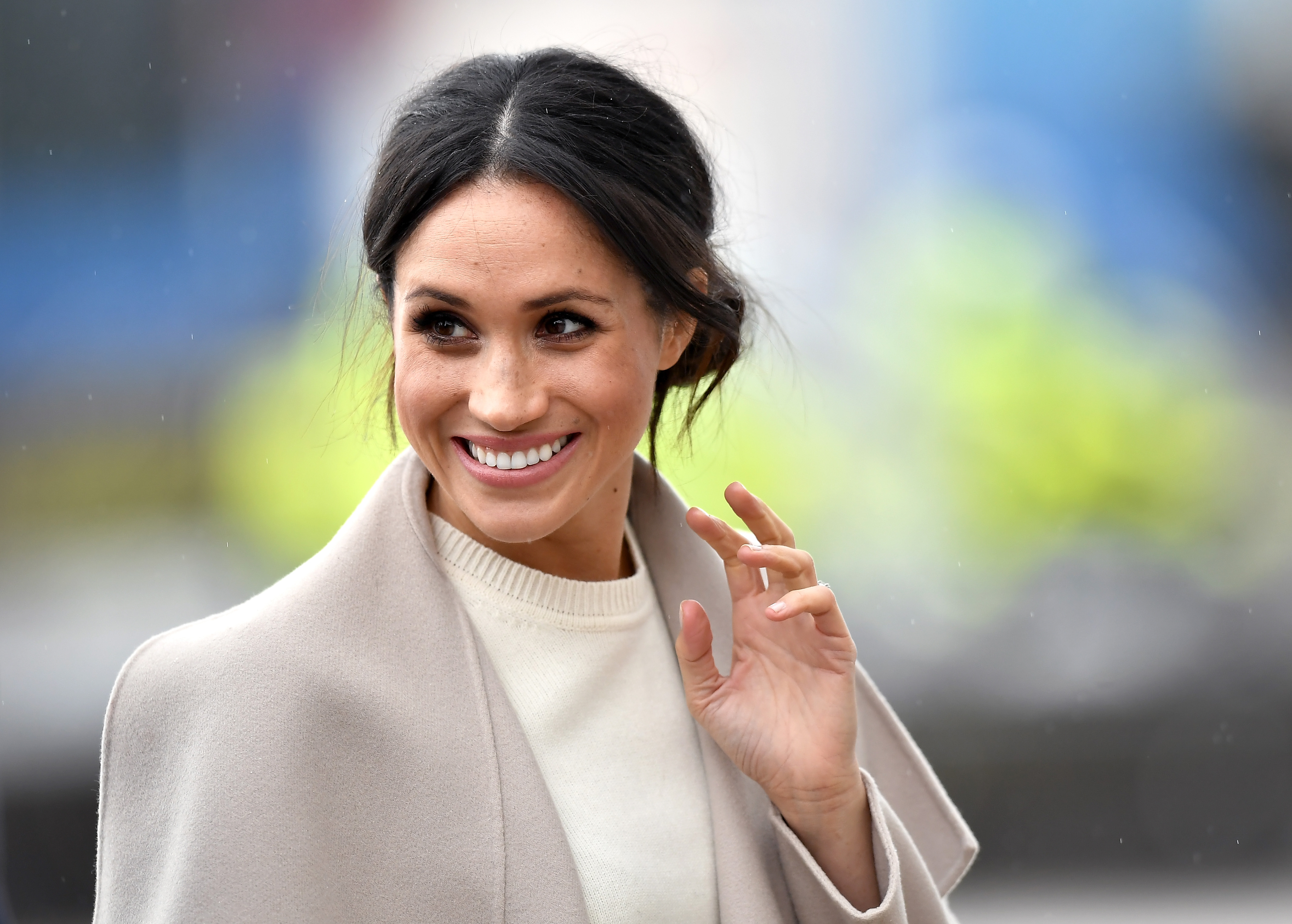 Meghan Markle during a trip to Northern Ireland on March 23, 2018 in Belfast, Northern Island. | Source: Getty Images
