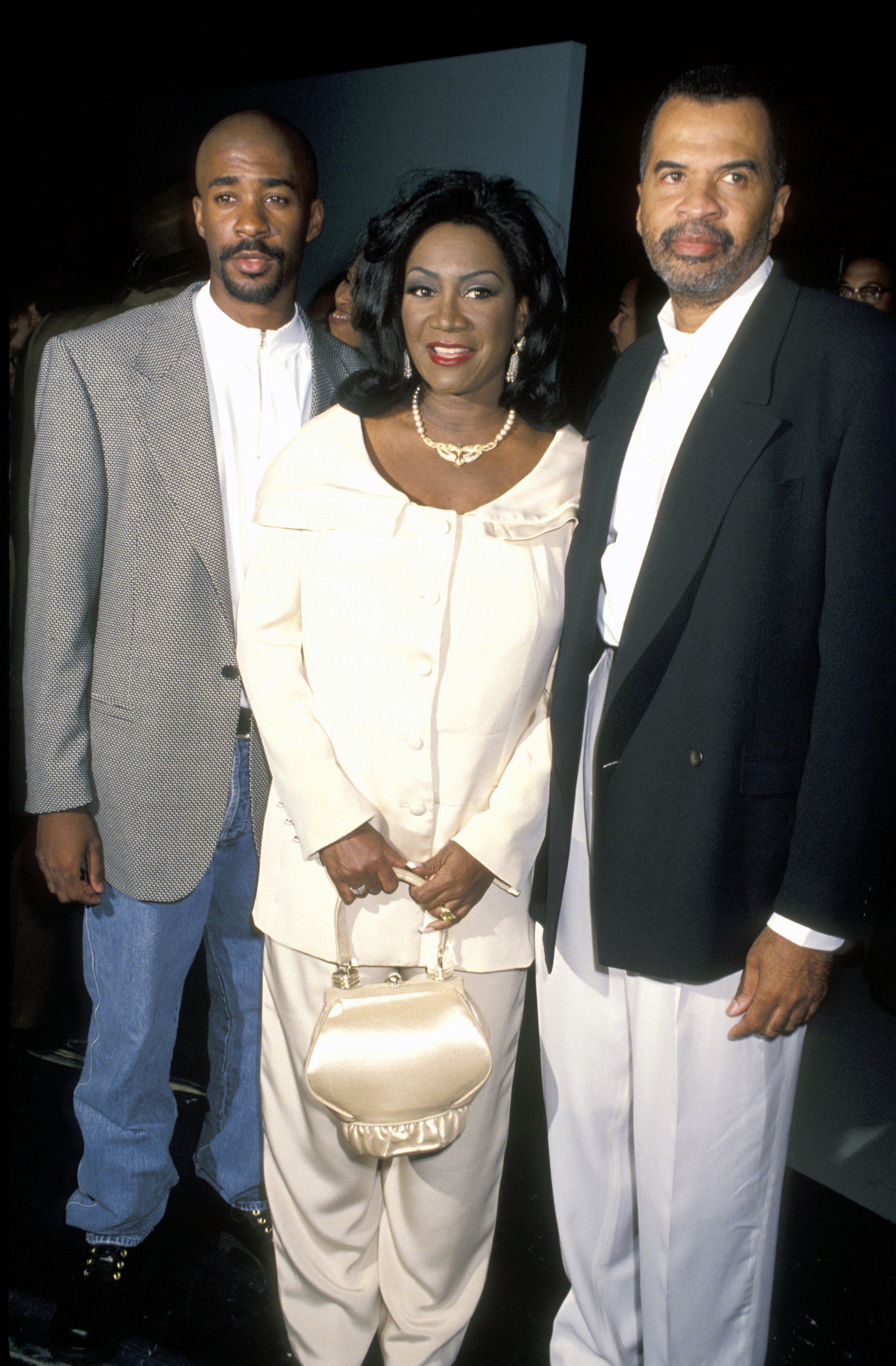 Patti LaBelle, Son Zuli, and Husband Armstead during "Out All Night" Series Premiere Party on September 11, 1992 at Raleigh Studios in Hollywood, California  | Source: Getty Images