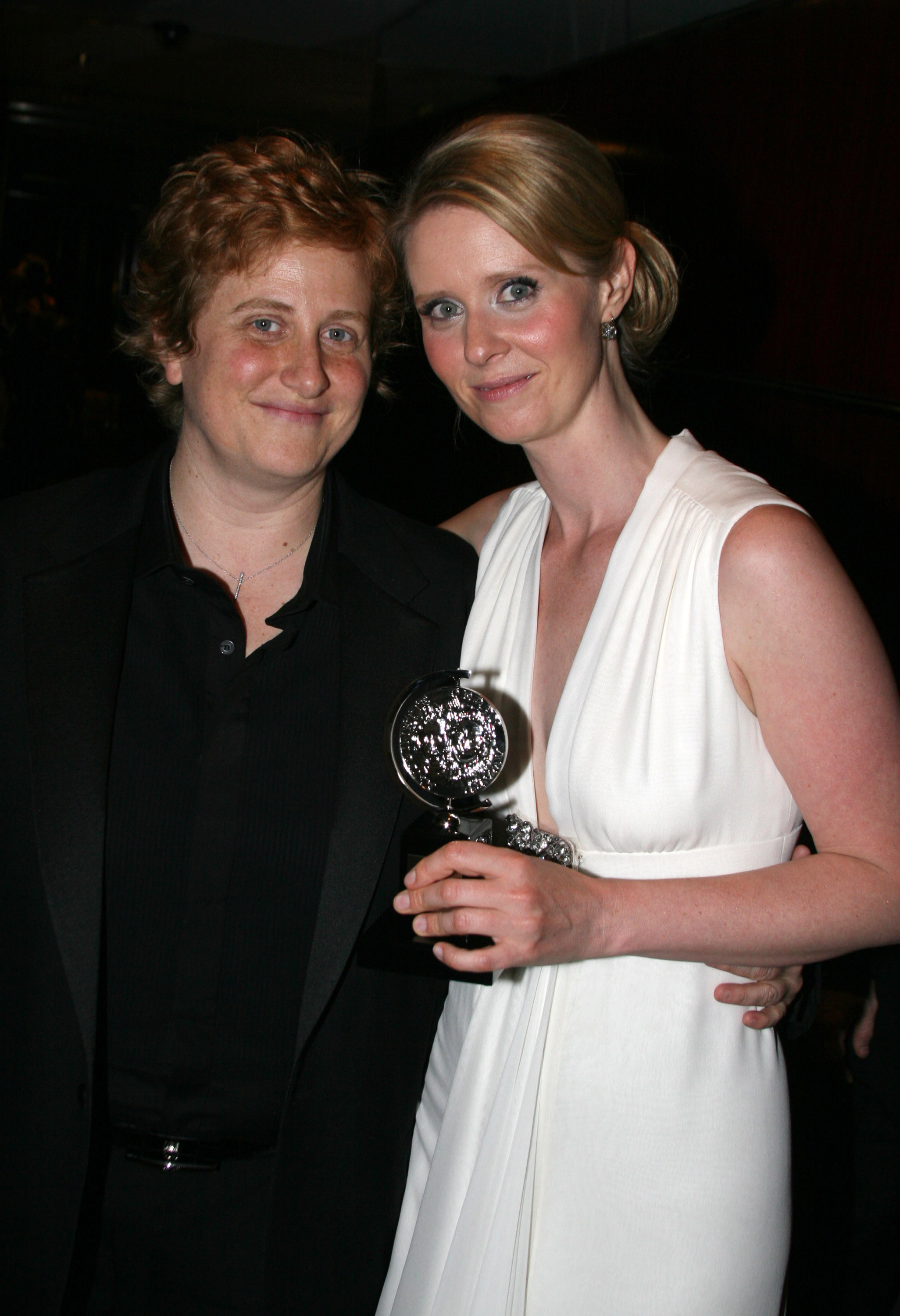 Christine Marinoni and Cynthia Nixon attend the 60th Annual Tony Awards on June 11, 2006 | Source: Getty Images