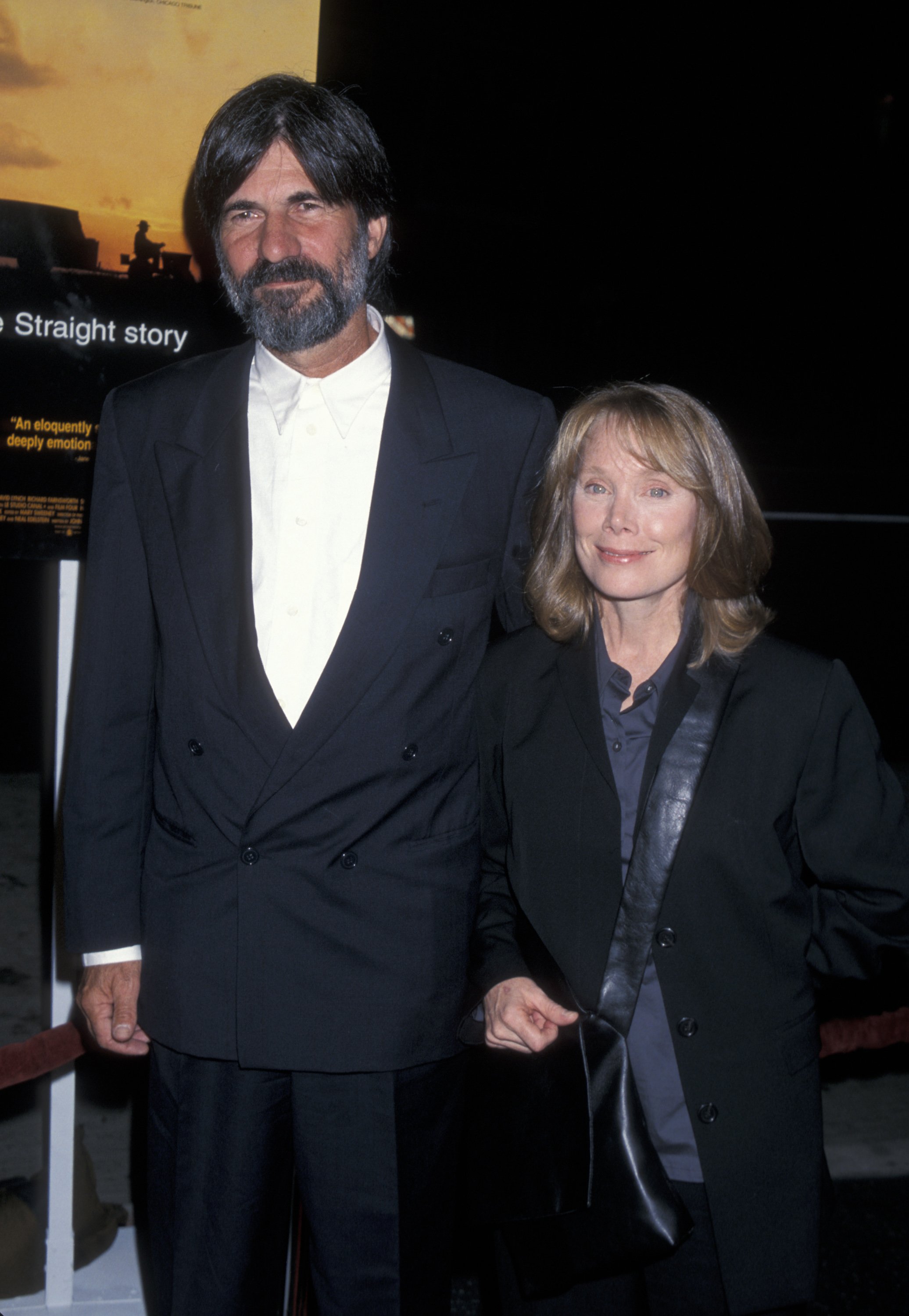 Jack Fisk and Sissy Spacek during "The Straight Story" Los Angeles Premiere at El Captain Theatre in Hollywood, California | Source: Getty Images