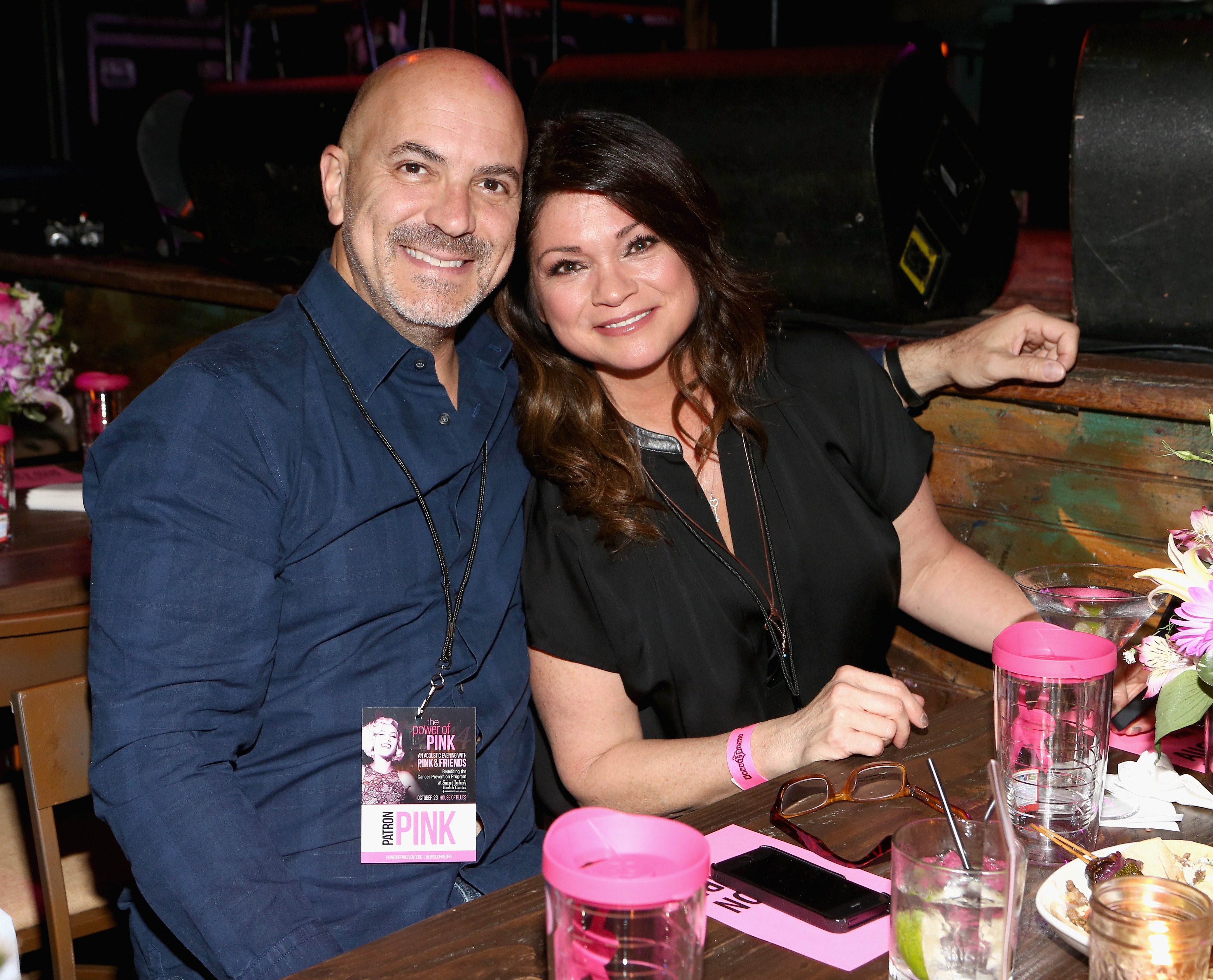 Tom Vitale and actress Valerie Bertinelli attend Power of Pink 2014 Benefiting the Cancer Prevention Program at Saint John's Health Center at House of Blues Sunset Strip on October 23, 2014 in West Hollywood, California. | Source: Getty Images