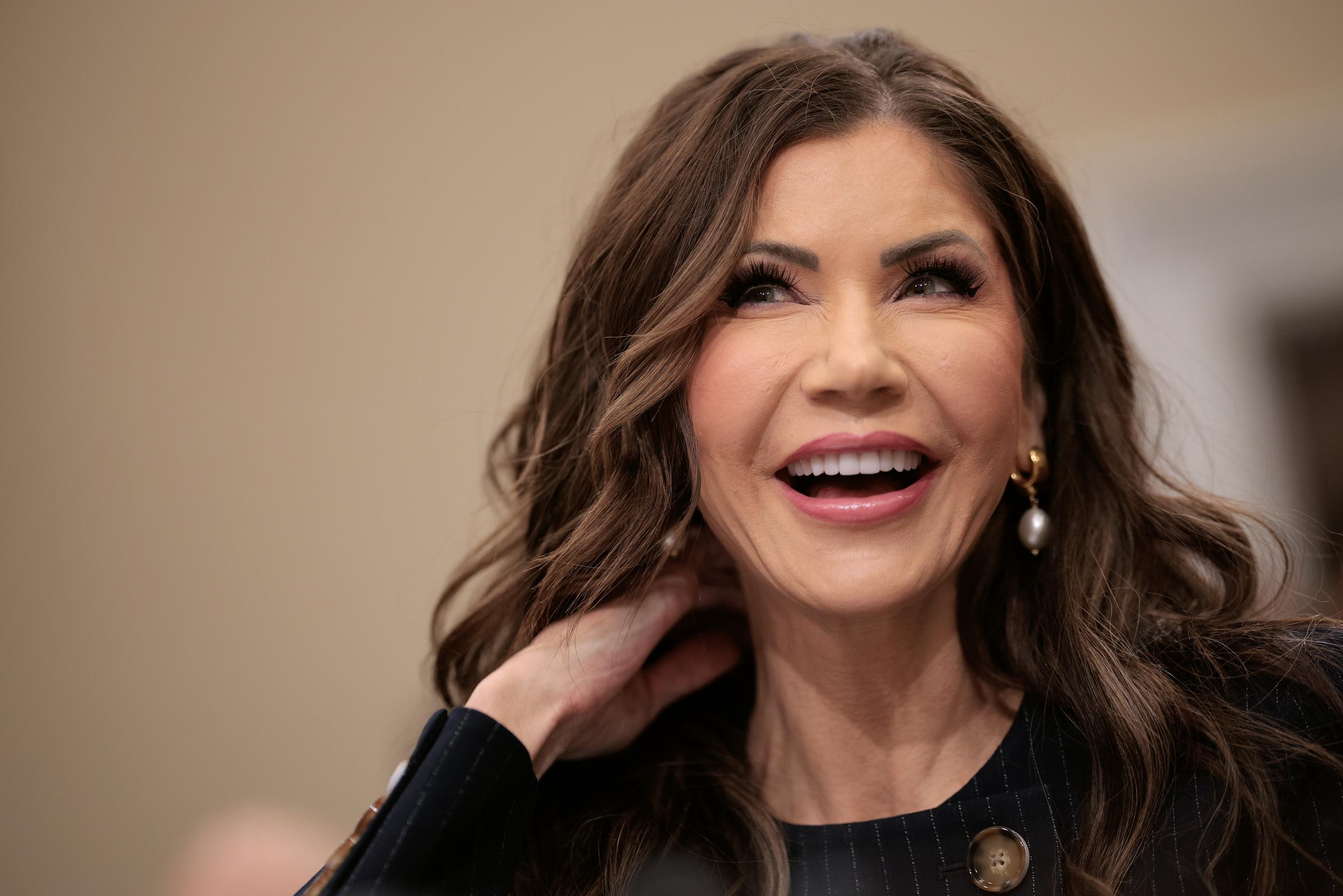 Kristi Noem testifies before the House Appropriations Committee in the Rayburn House Office Building on Capitol Hill on May 6, 2025 in Washington, DC | Source: Getty Images