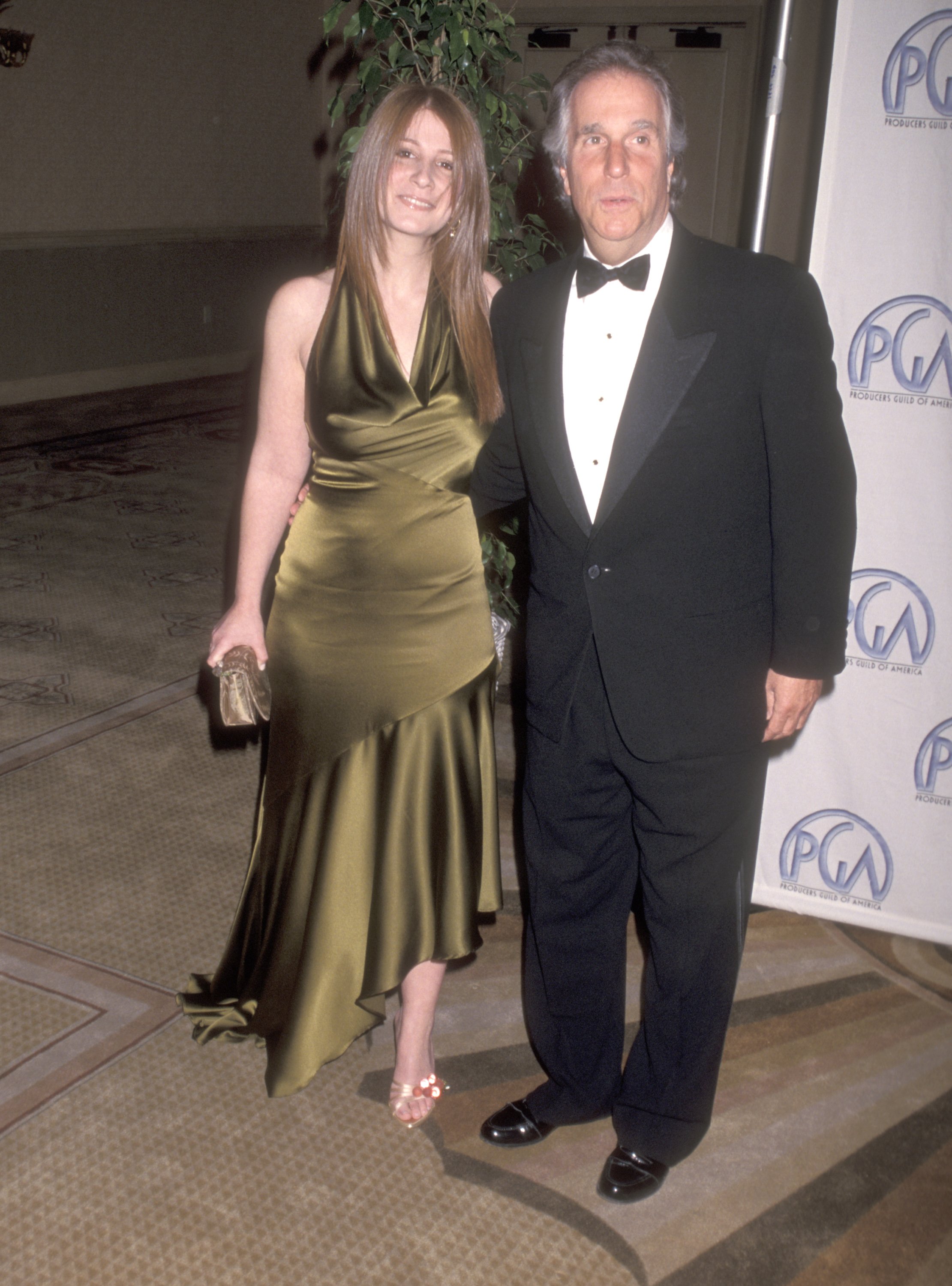 Henry Winkler and Zoe Winkler on March 3, 2002 at Century Plaza Hotel in Los Angeles, California | Source: Getty Images