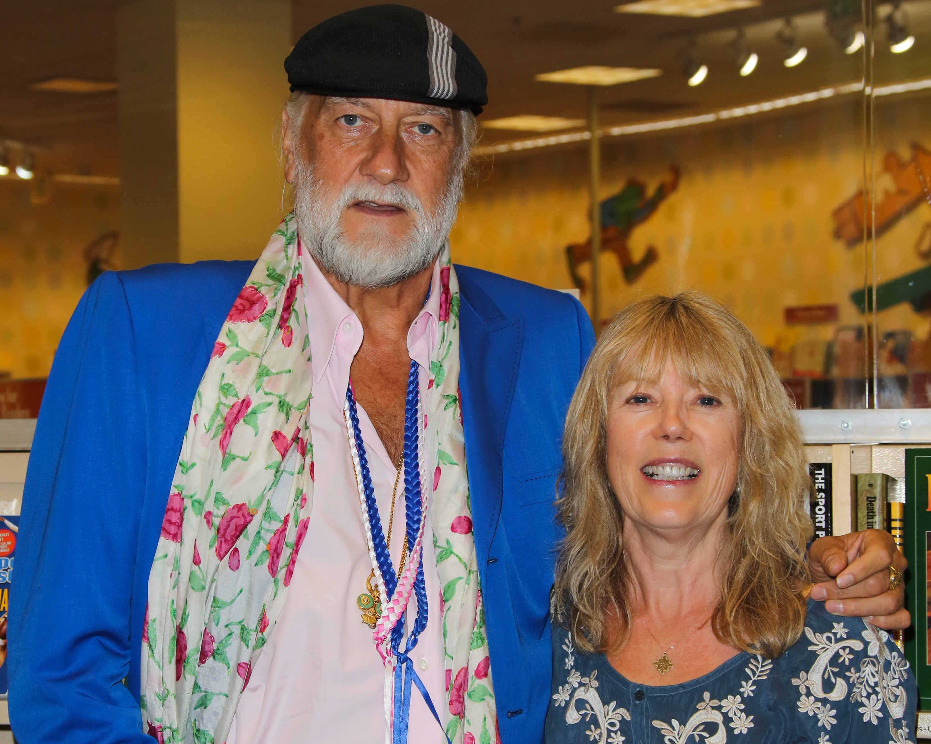 Mick Fleetwood and Jenny Boyd at Barnes & Noble bookstore at The Grove on April 26, 2014, in Los Angeles, California. | Source: Getty Images