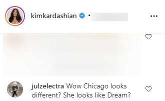 Another fan's comment on Kim Kardashian's Instagram post | Photo: Instagram/kimkardashian