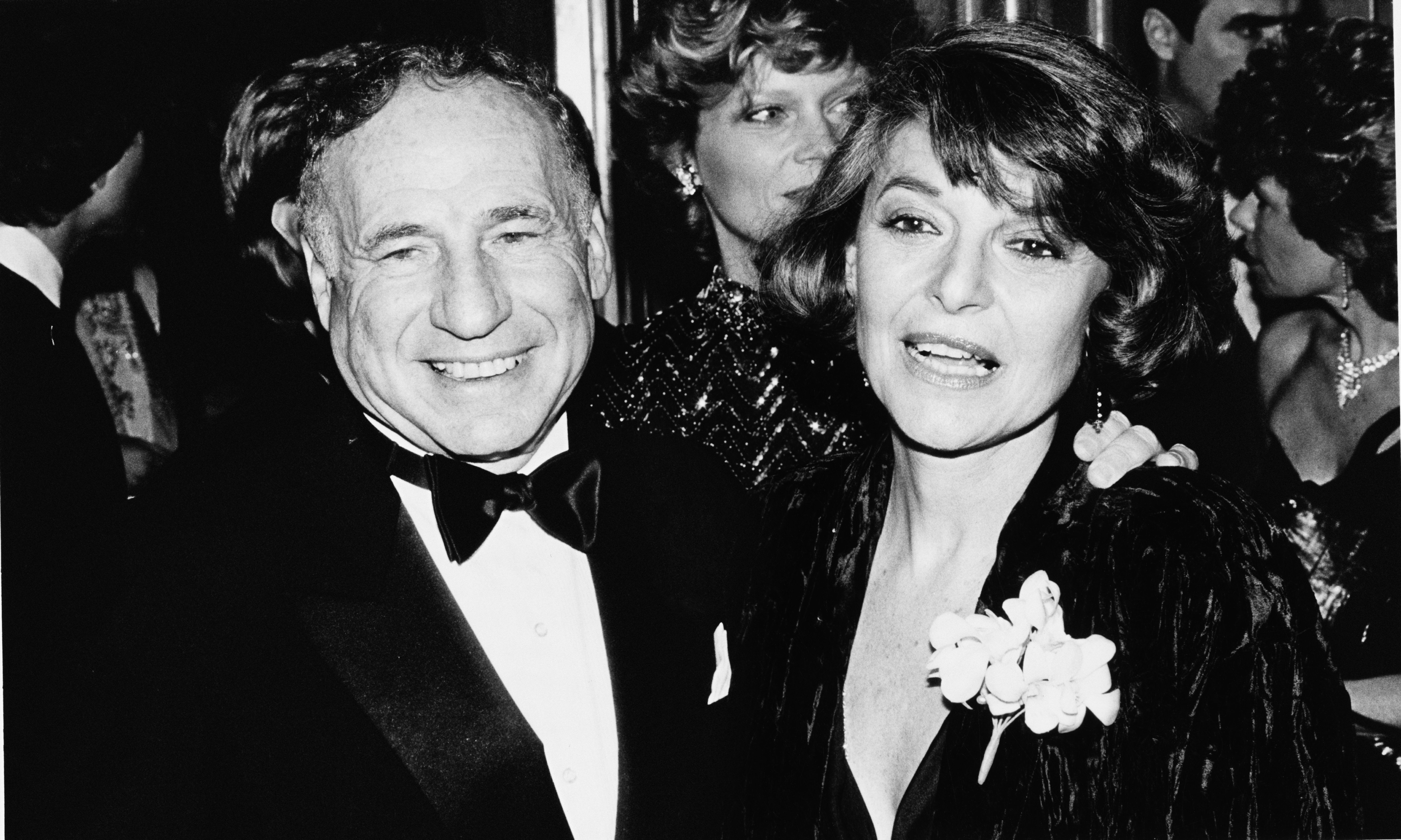  Mel Brooks and his wife, actress Anne Bancroft (1931 - 2005) attend the 44th Annual Golden Globe Awards. | Source: Getty Images