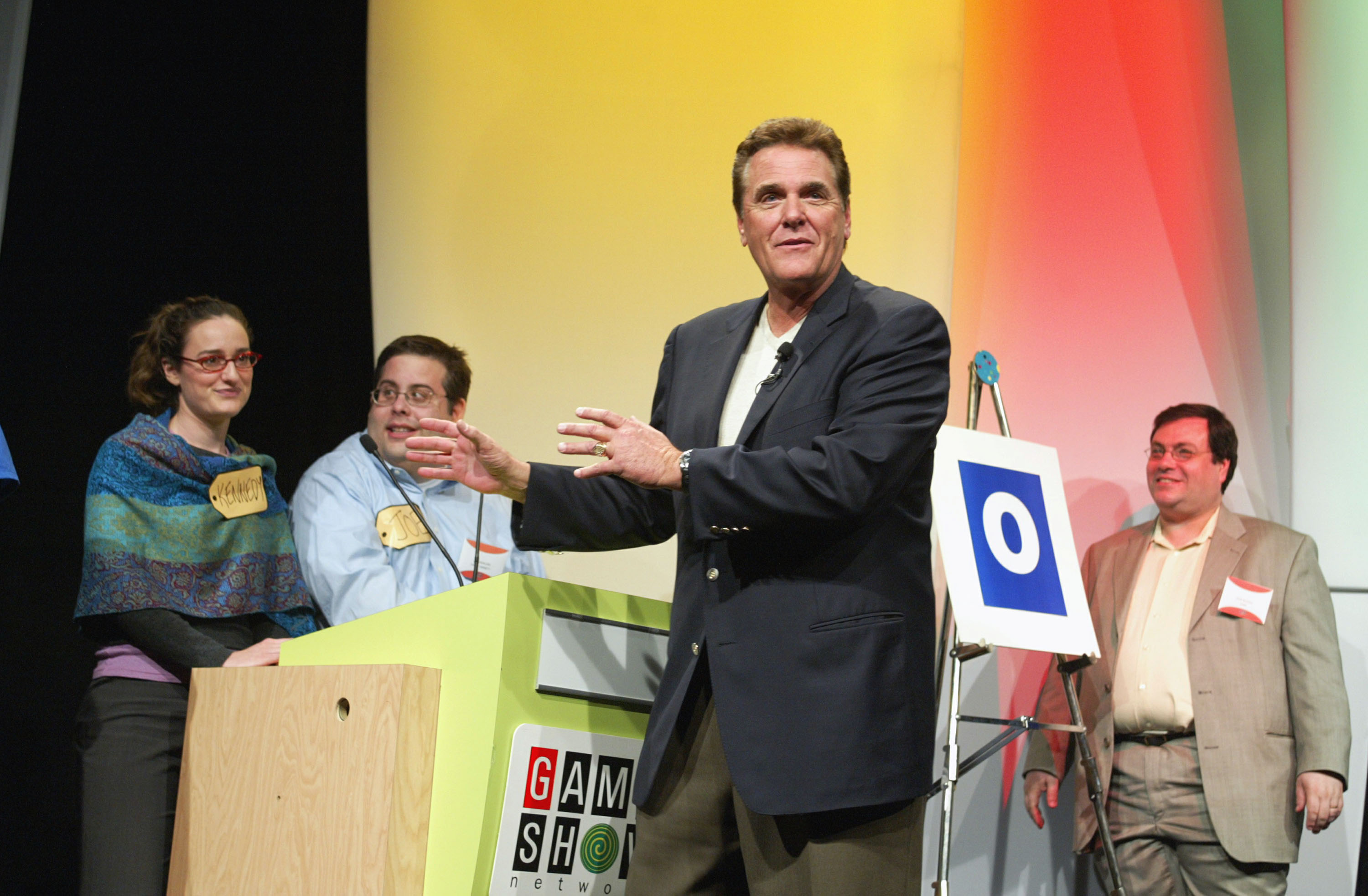 Chuck Woolery at the "Game Show Networks 2003 Winter TCA Tour" in Los Angeles on Wednesday, January 8, 2003. | Source: Getty Images