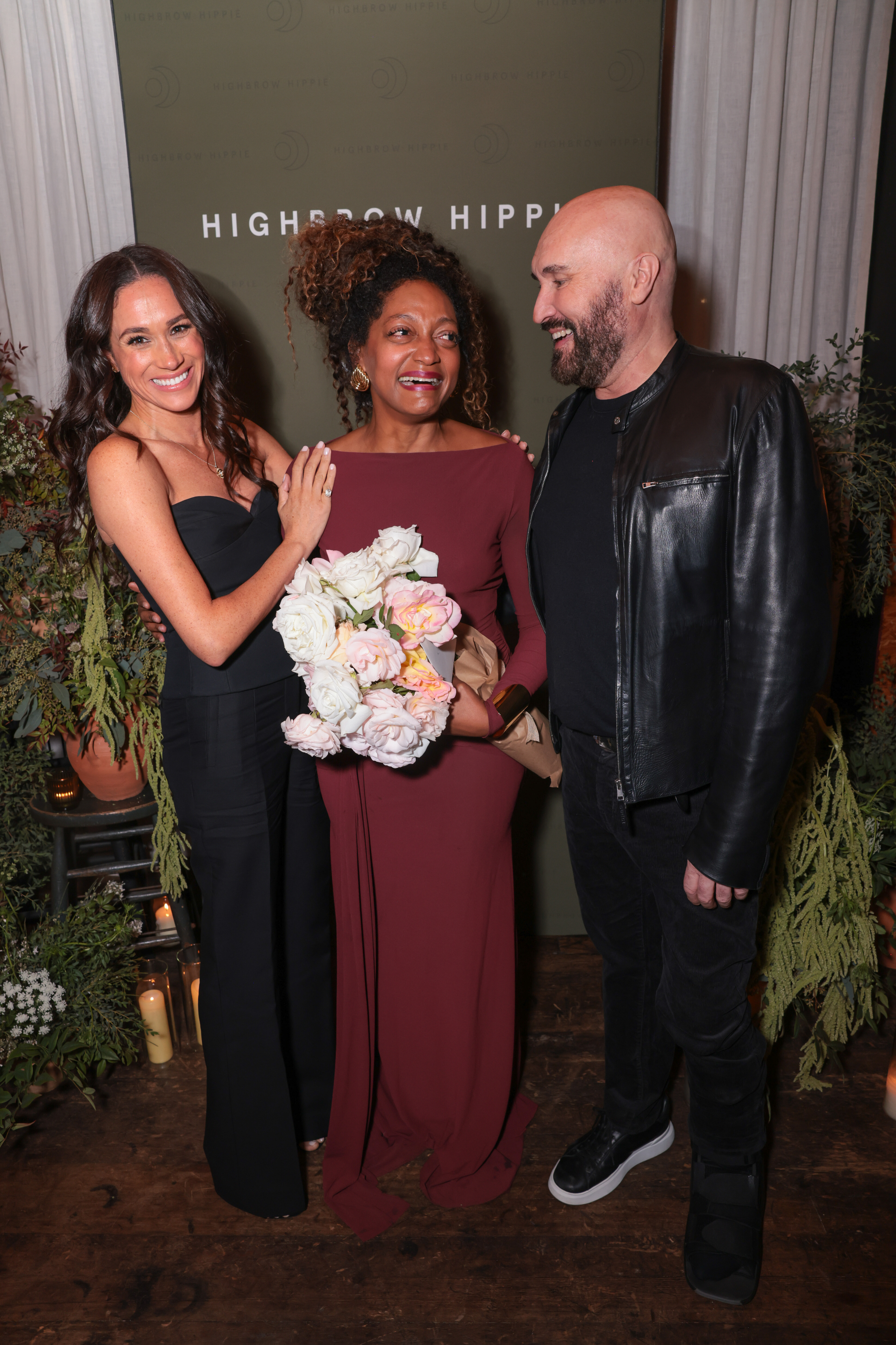 Meghan, Duchess of Sussex, Kadi Lee, and Serge Normant | Source: Getty Images