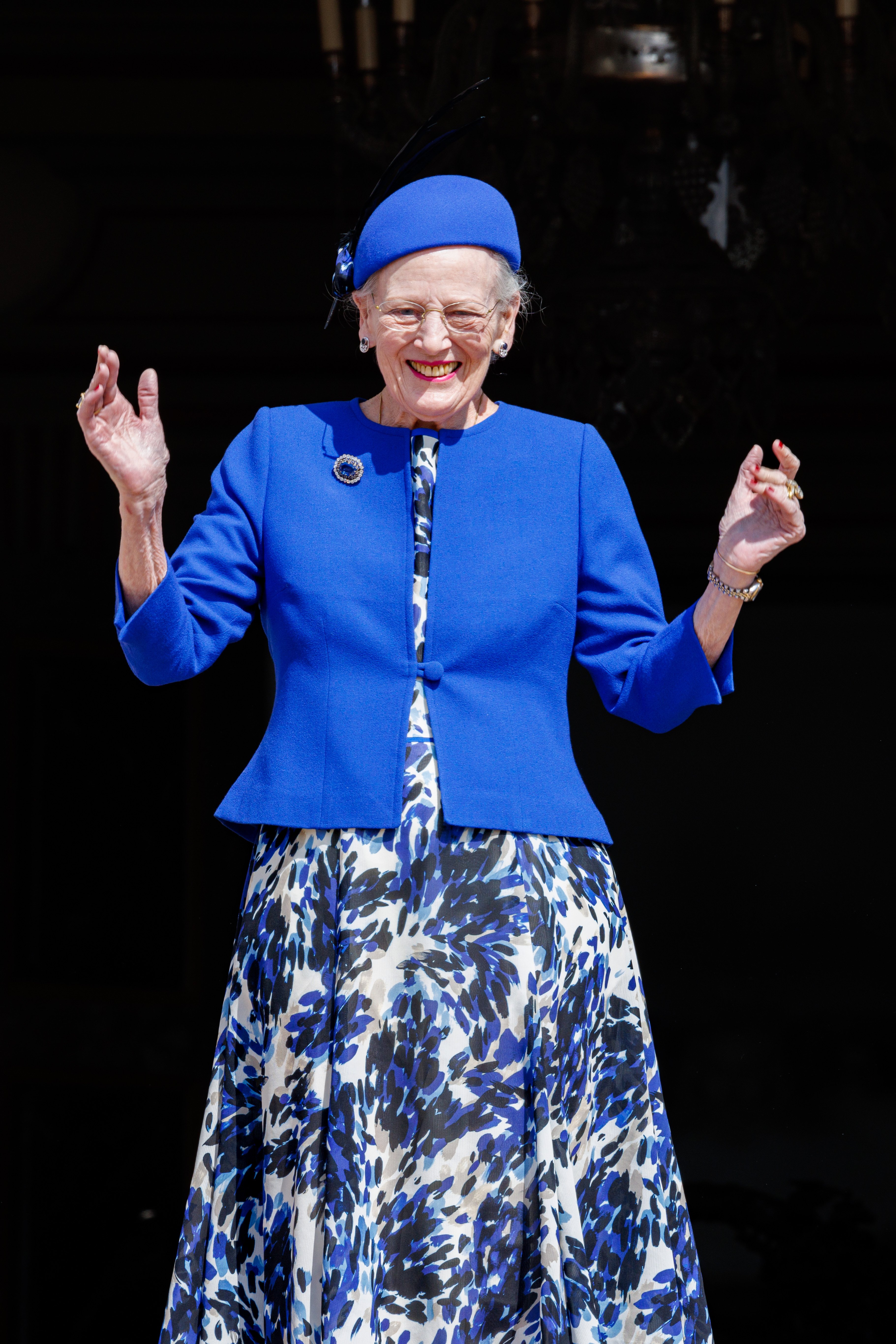 Queen Margrethe of Denmark during the confirmation of Princess Isabella of Denmark on April 30, 2022, in Fredensborg, Denmark. | Source: Getty Images
