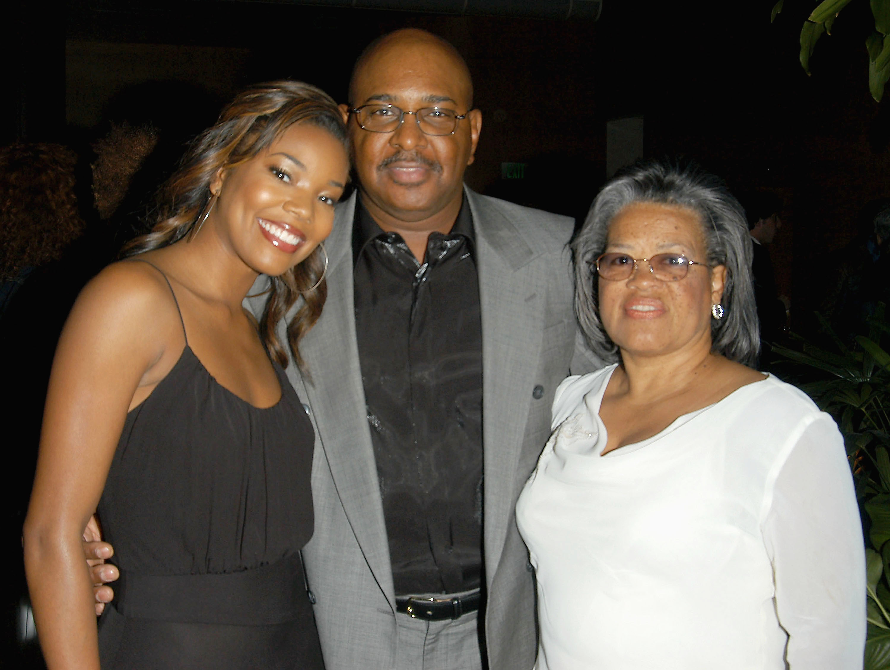 Gabrielle Union, Cully Union, and Chris Union attend the "Something The Lord Made" Los Angeles premiere after-party at The Directors Guild of America on May 20, 2004, in Los Angeles, California | Source: Getty Images