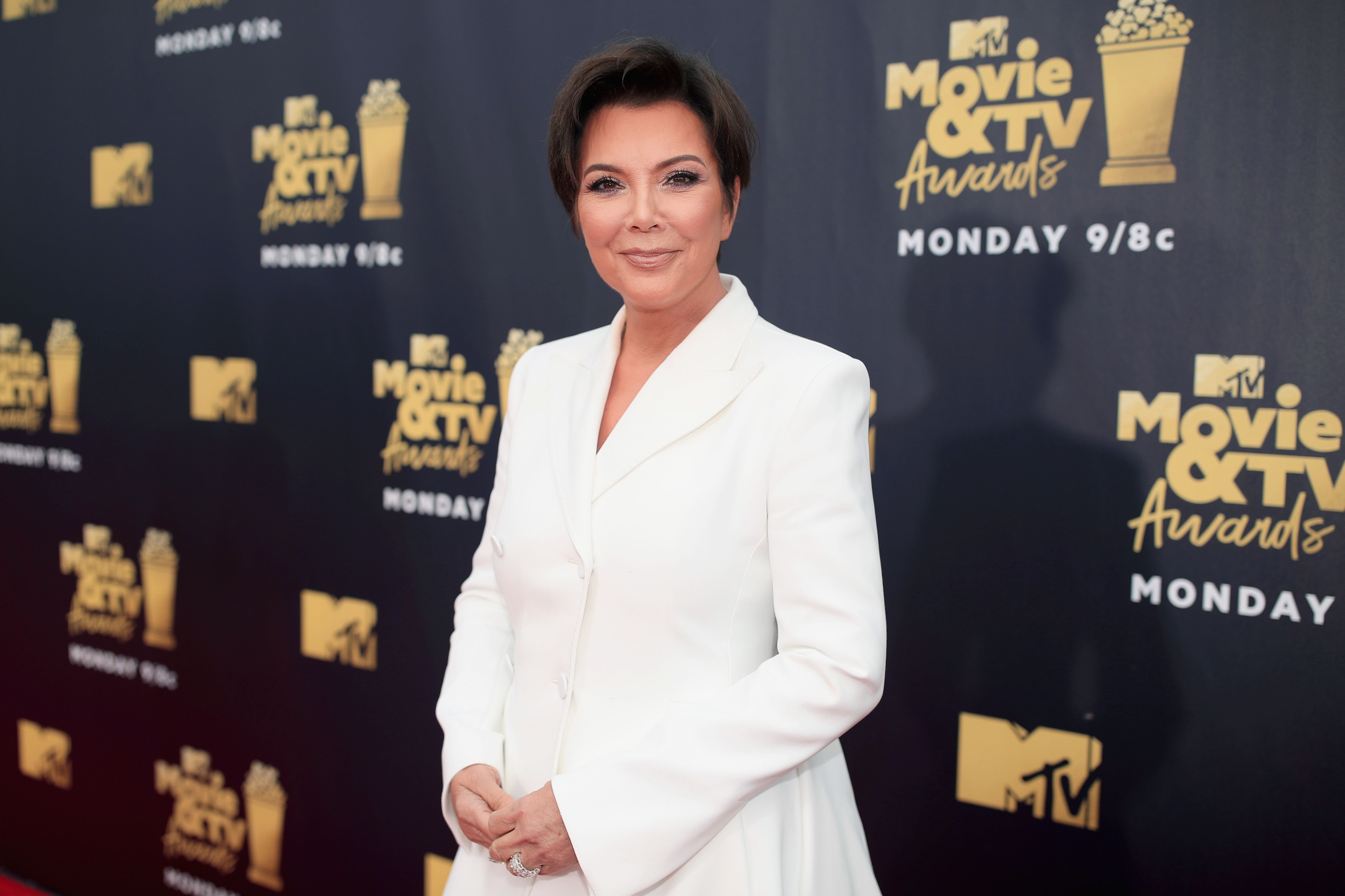 TV personality Kris Jenner at the 2018 MTV Movie And TV Awards at Barker Hangar on June 16, 2018 | Photo: Getty Images