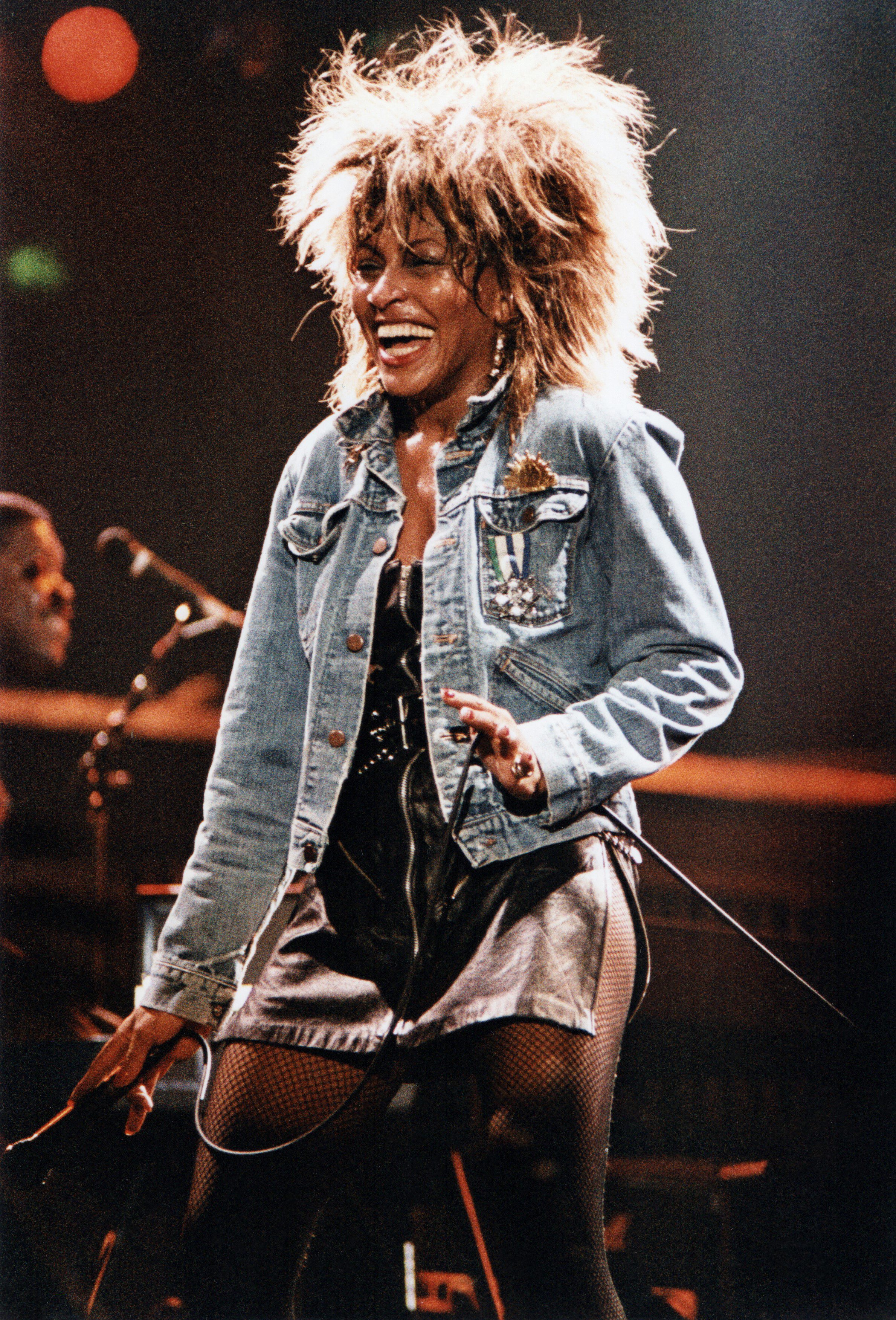 Tina Turner is pictured as she performs on stage at Wembley Arena during her 'Private Dancer' tour on March 14, 1985, in London, England | Source: getty Images