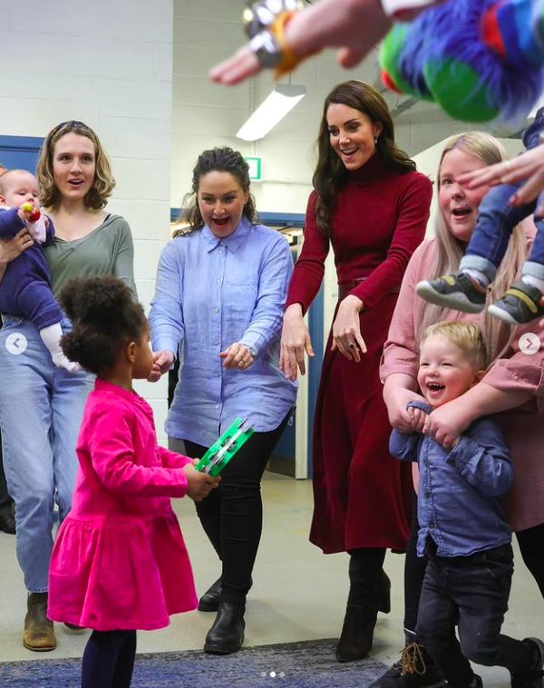 Princess Catherine interacting with children and parents, posted on May 12, 2024 | Source: Instagram/earlychildhood