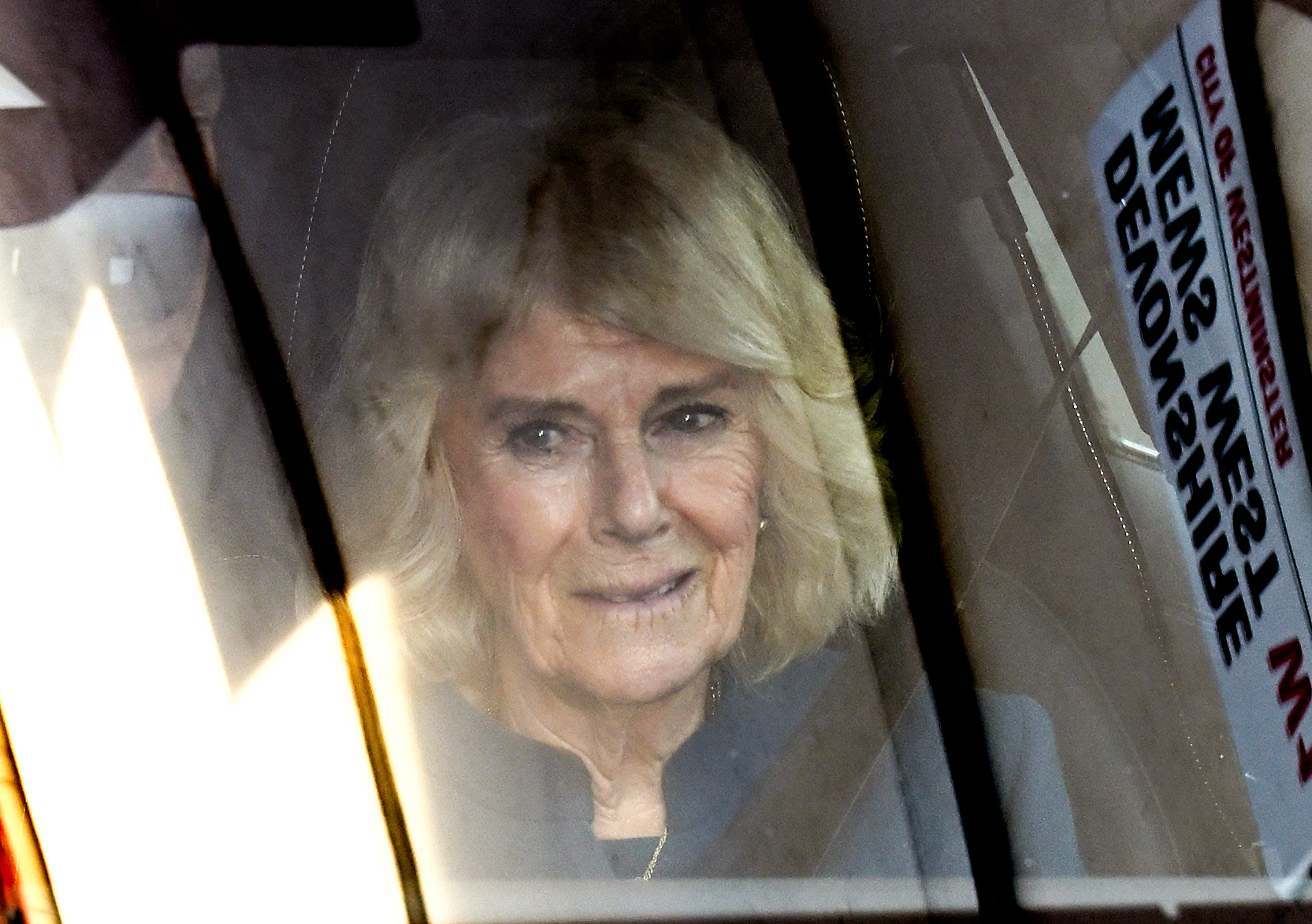 Queen Camilla leaves The London Clinic where King Charles was being treated on January 28, 2024 in London, England | Source: Getty Images